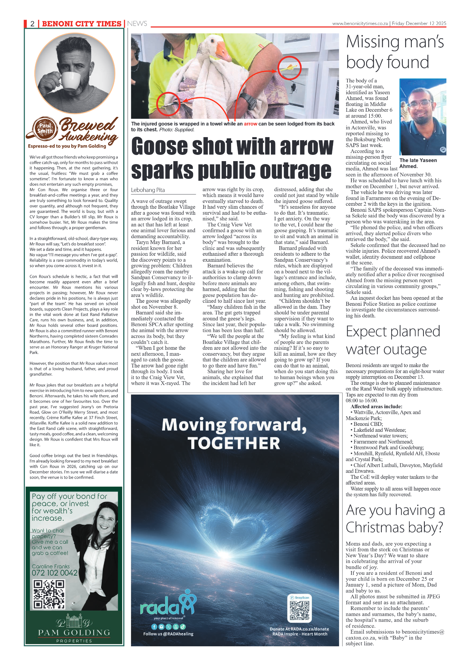 Benoni City Times 12 December 2025 page 4