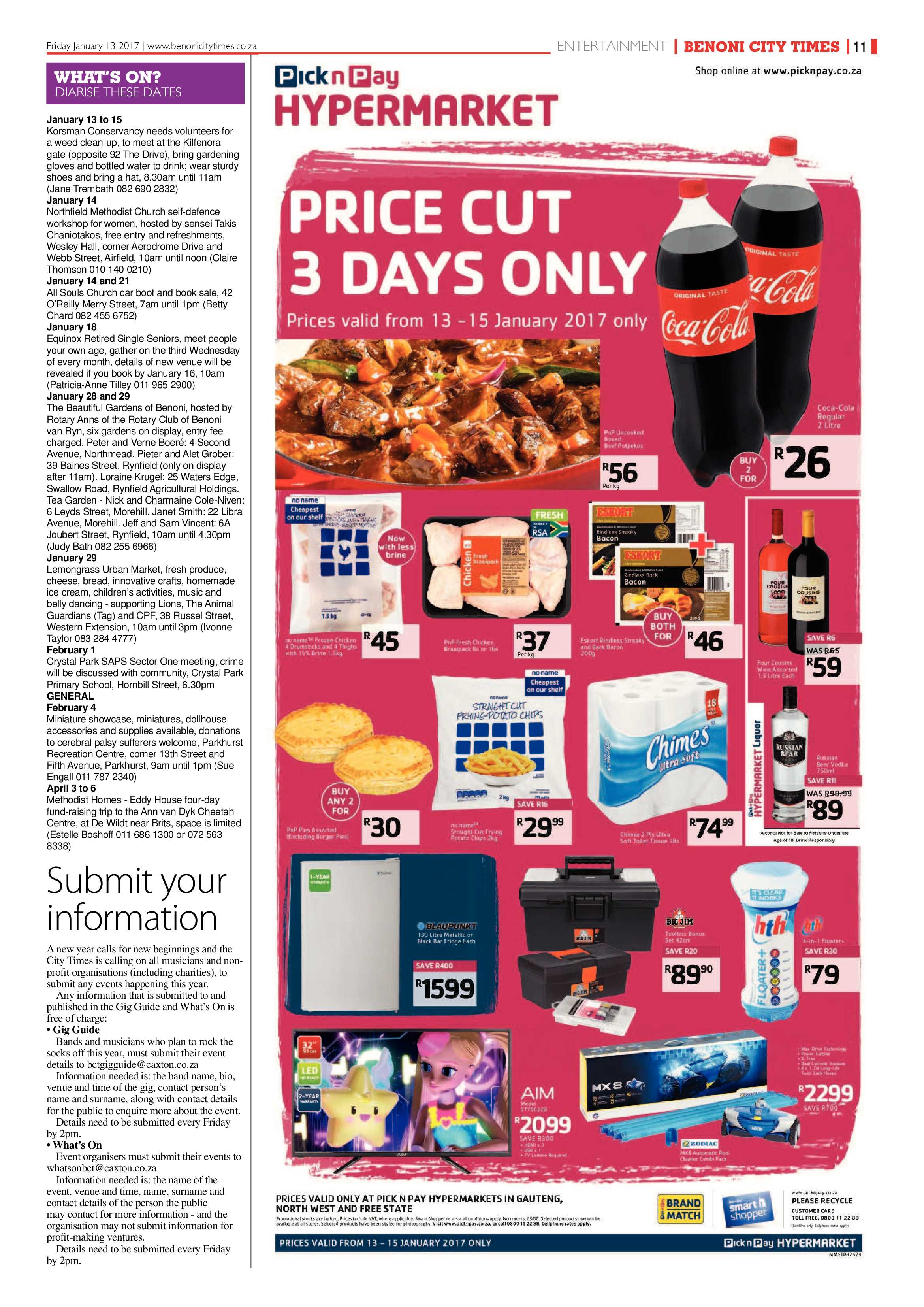 Benoni City Times 12 January 2017 page 11