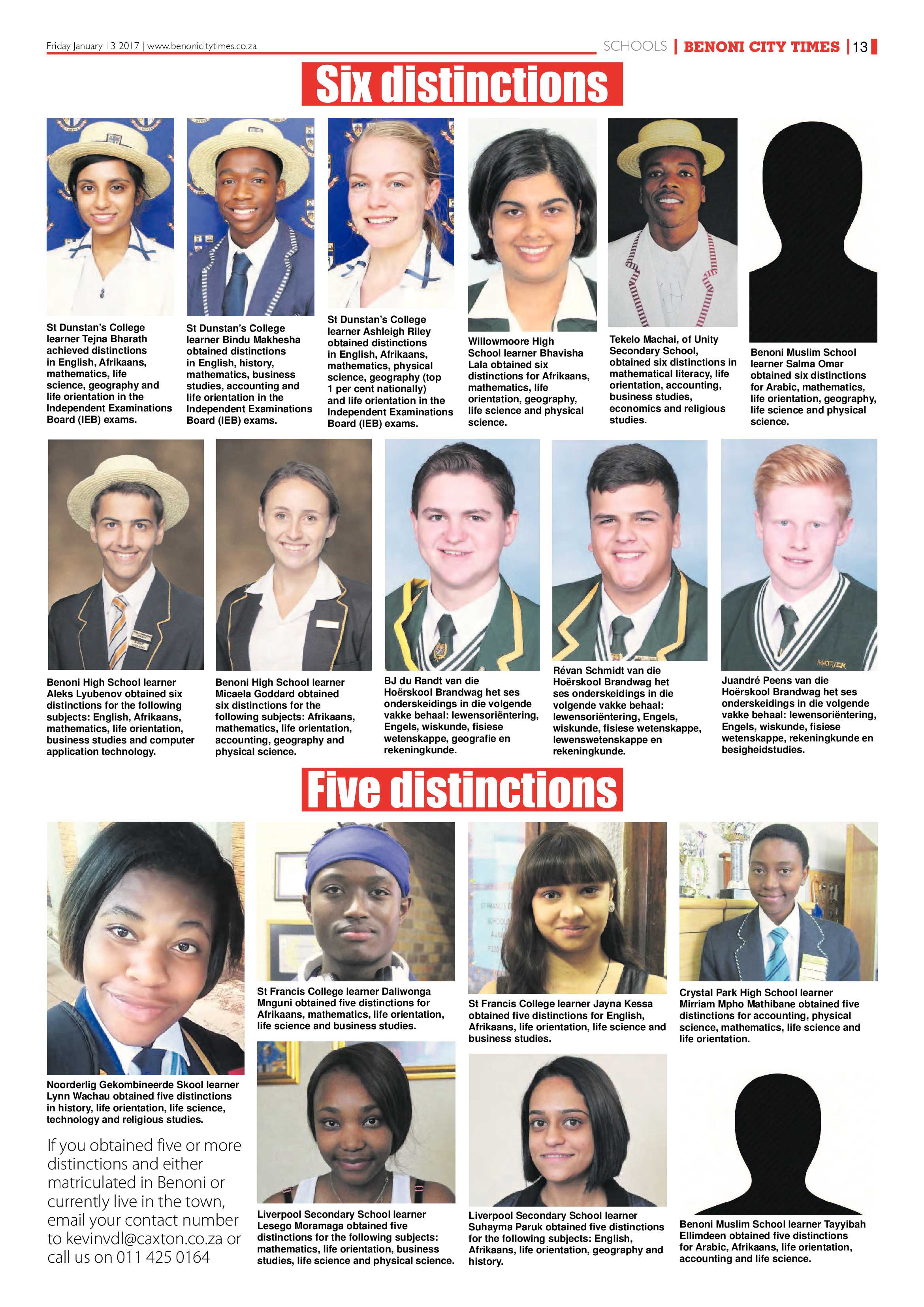 Benoni City Times 12 January 2017 page 13