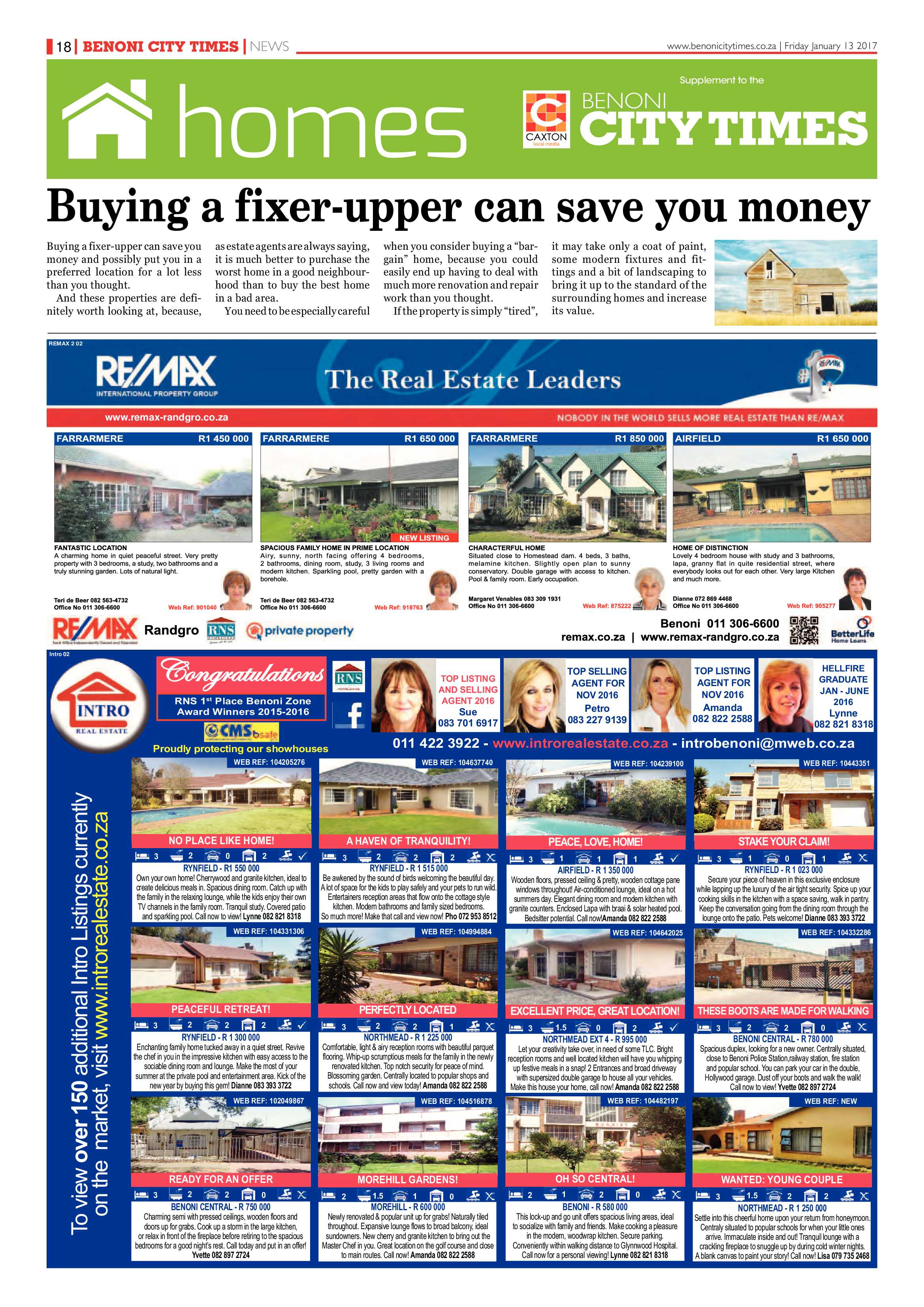 Benoni City Times 12 January 2017 page 18