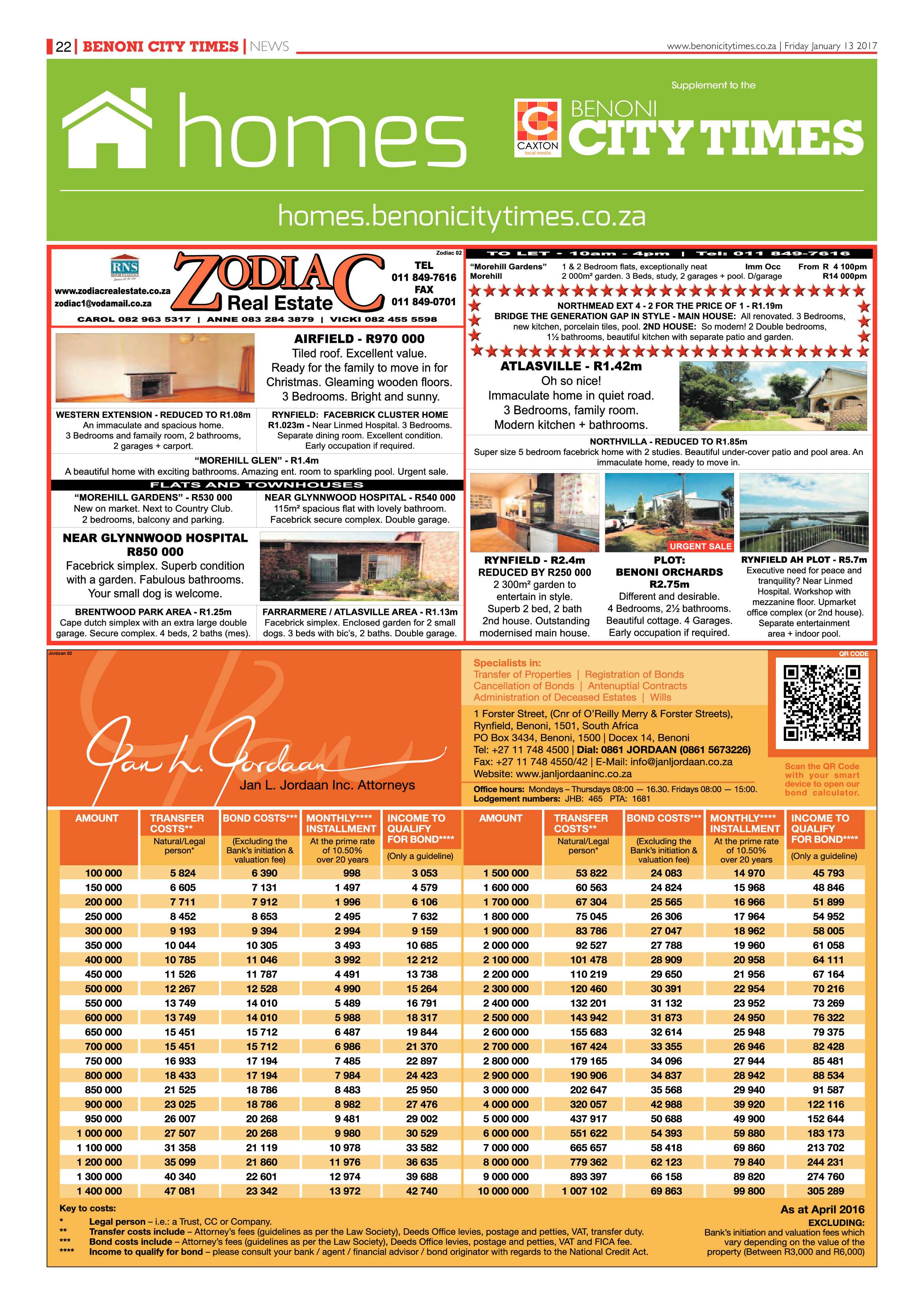Benoni City Times 12 January 2017 page 22
