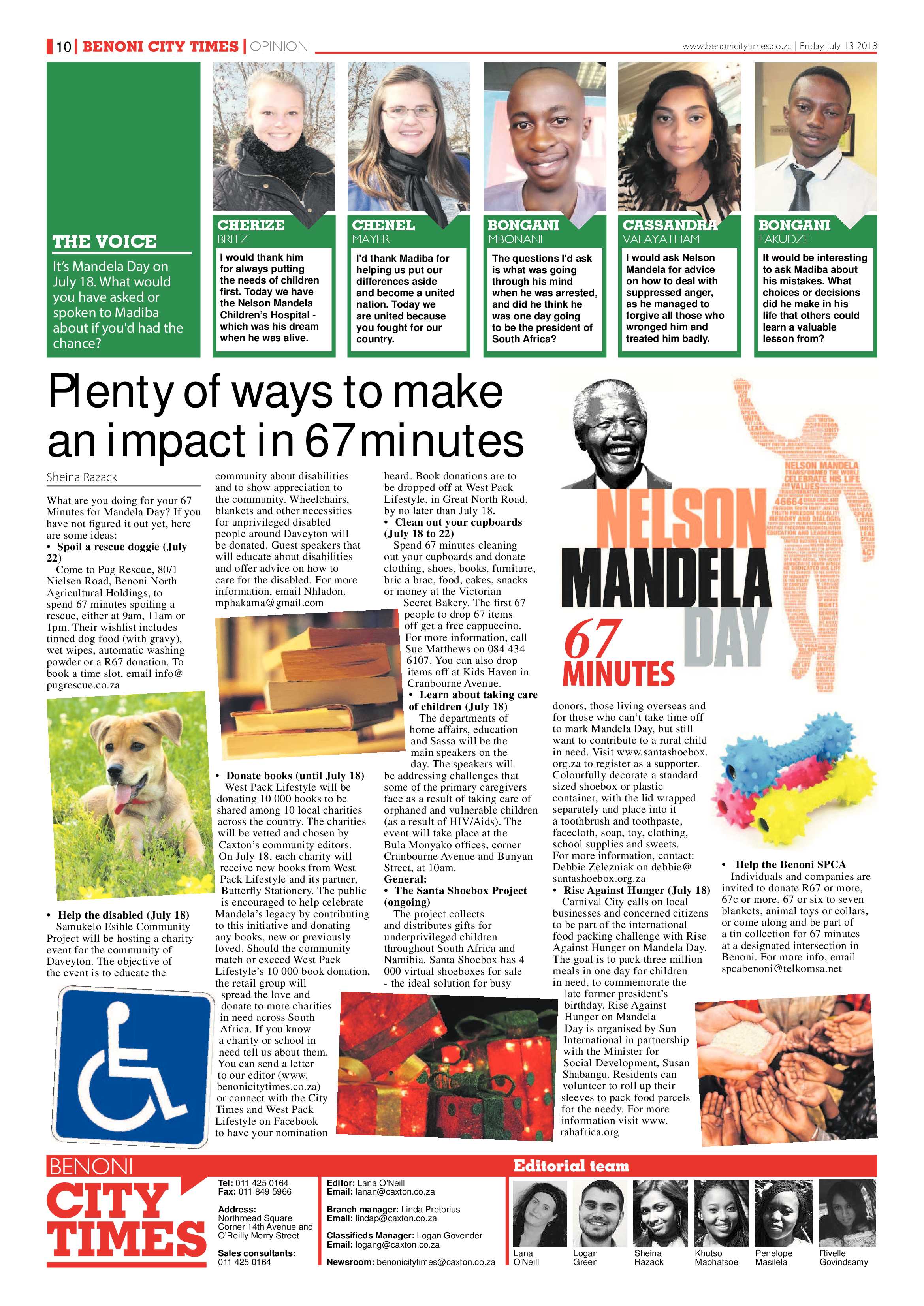 Benoni City Times 12 July 2018 page 10