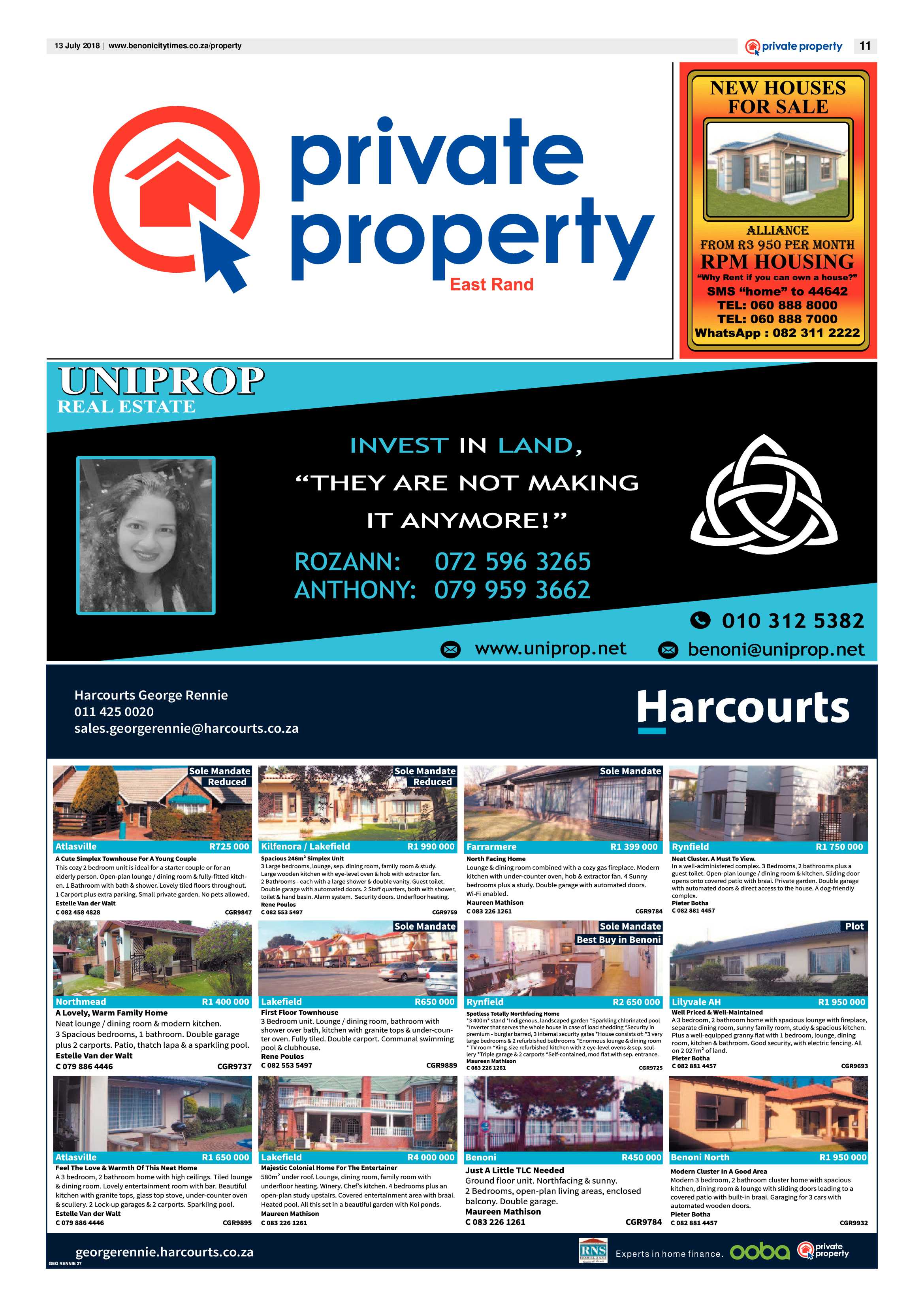 Benoni City Times 12 July 2018 page 11