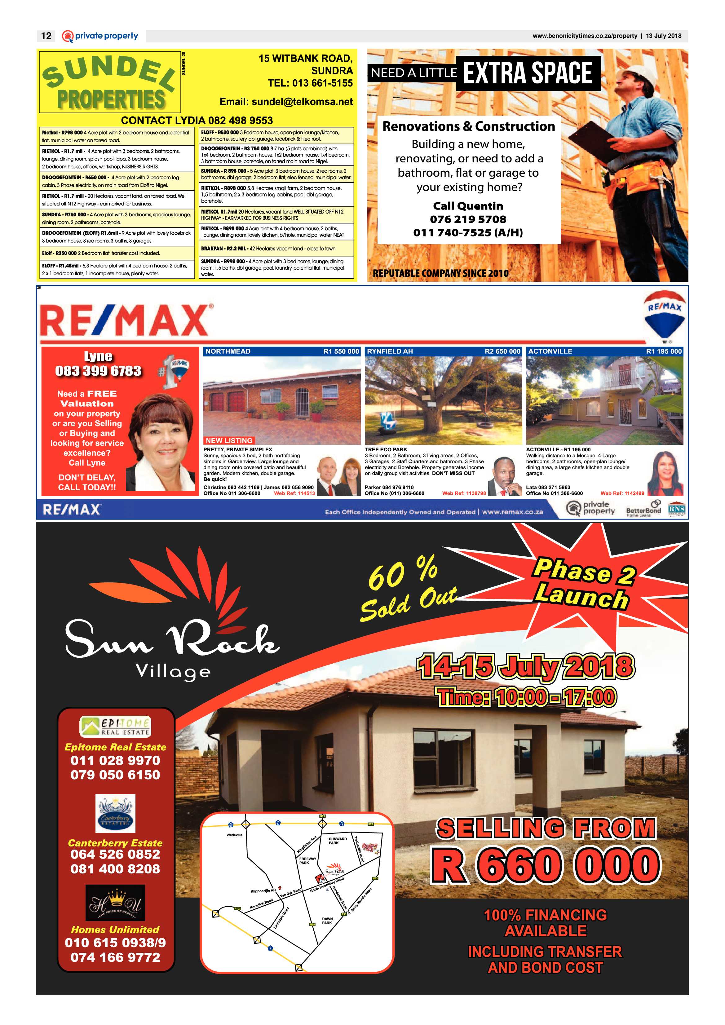 Benoni City Times 12 July 2018 page 12