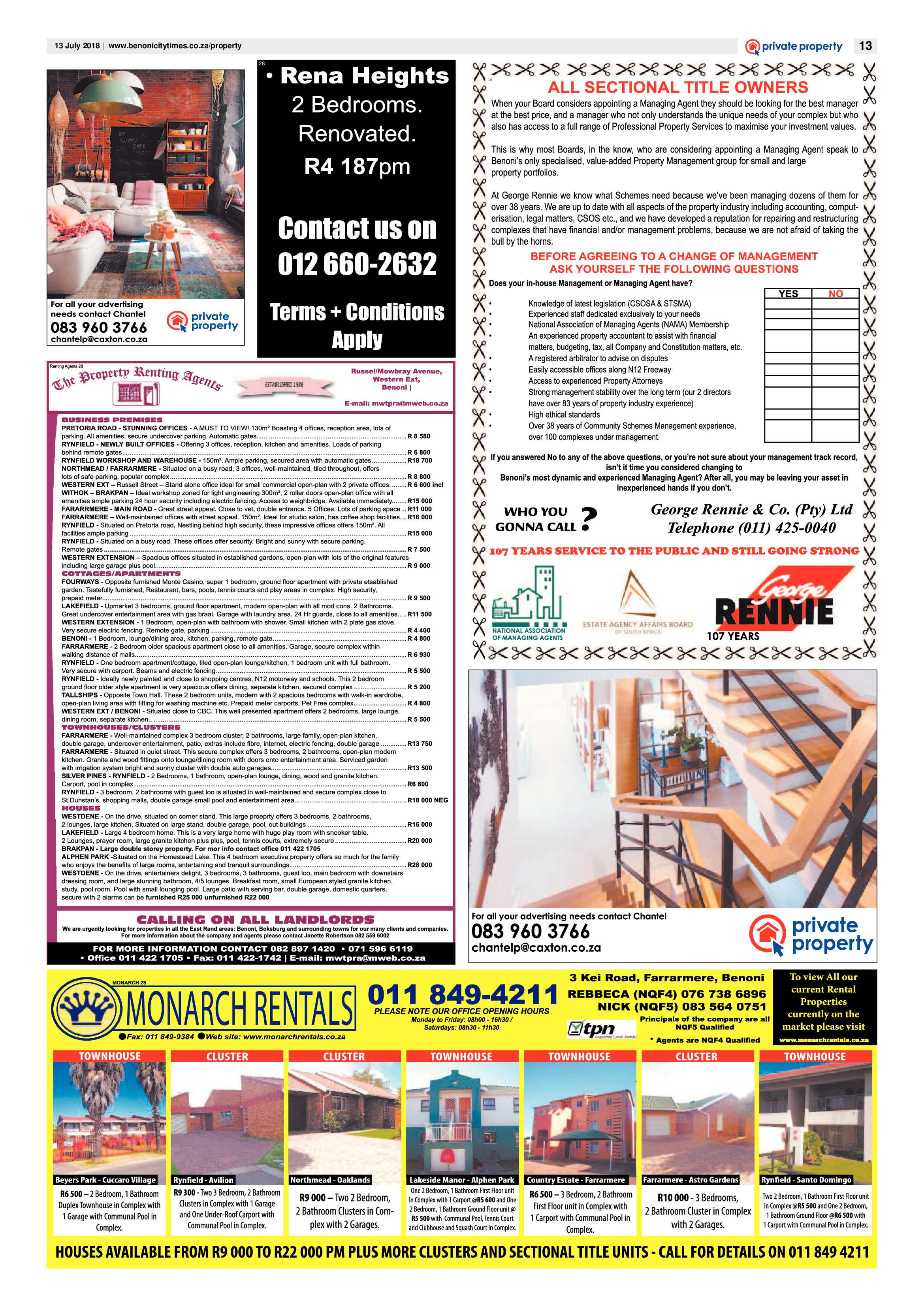 Benoni City Times 12 July 2018 page 13