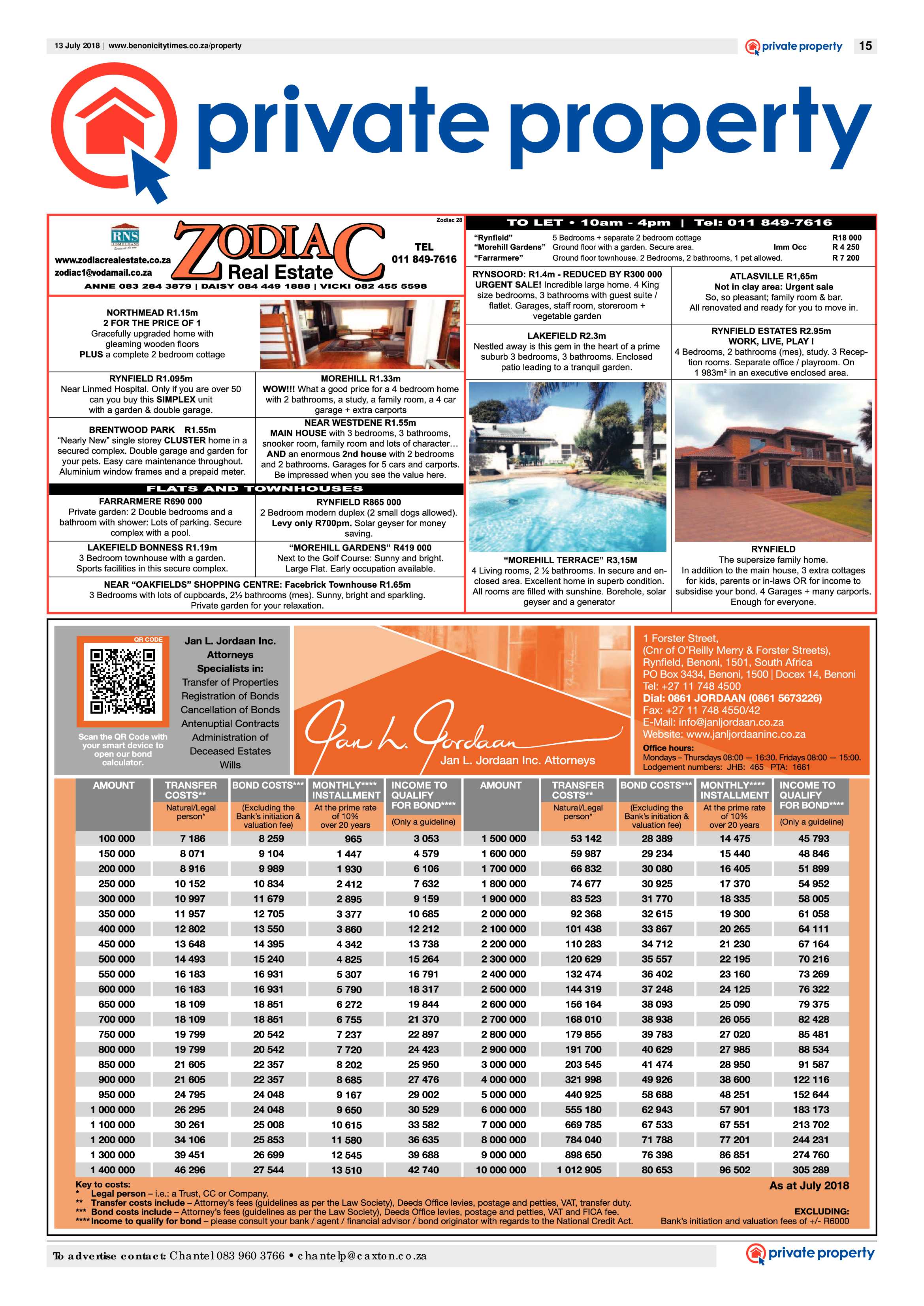 Benoni City Times 12 July 2018 page 15