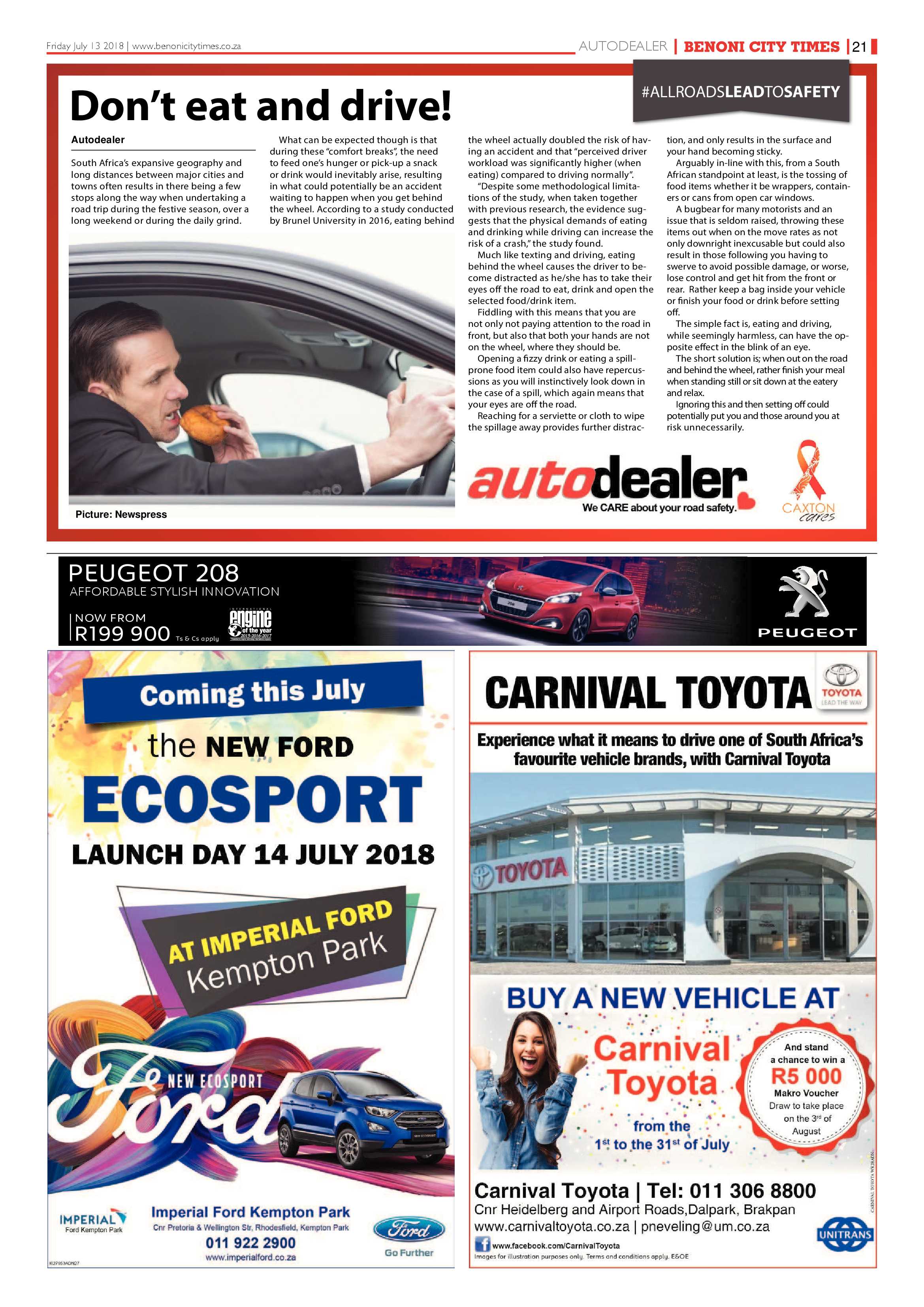 Benoni City Times 12 July 2018 page 21