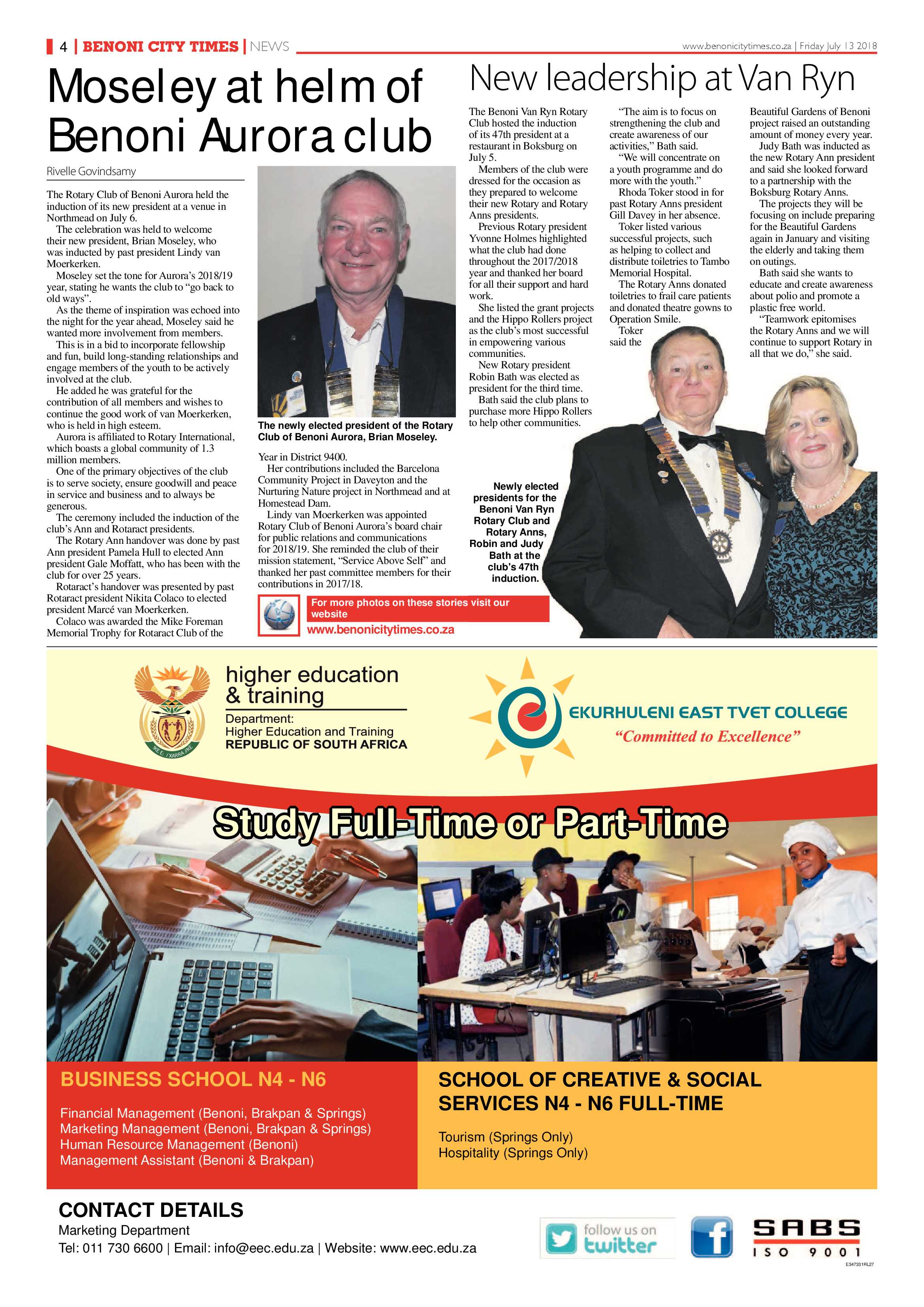 Benoni City Times 12 July 2018 page 4