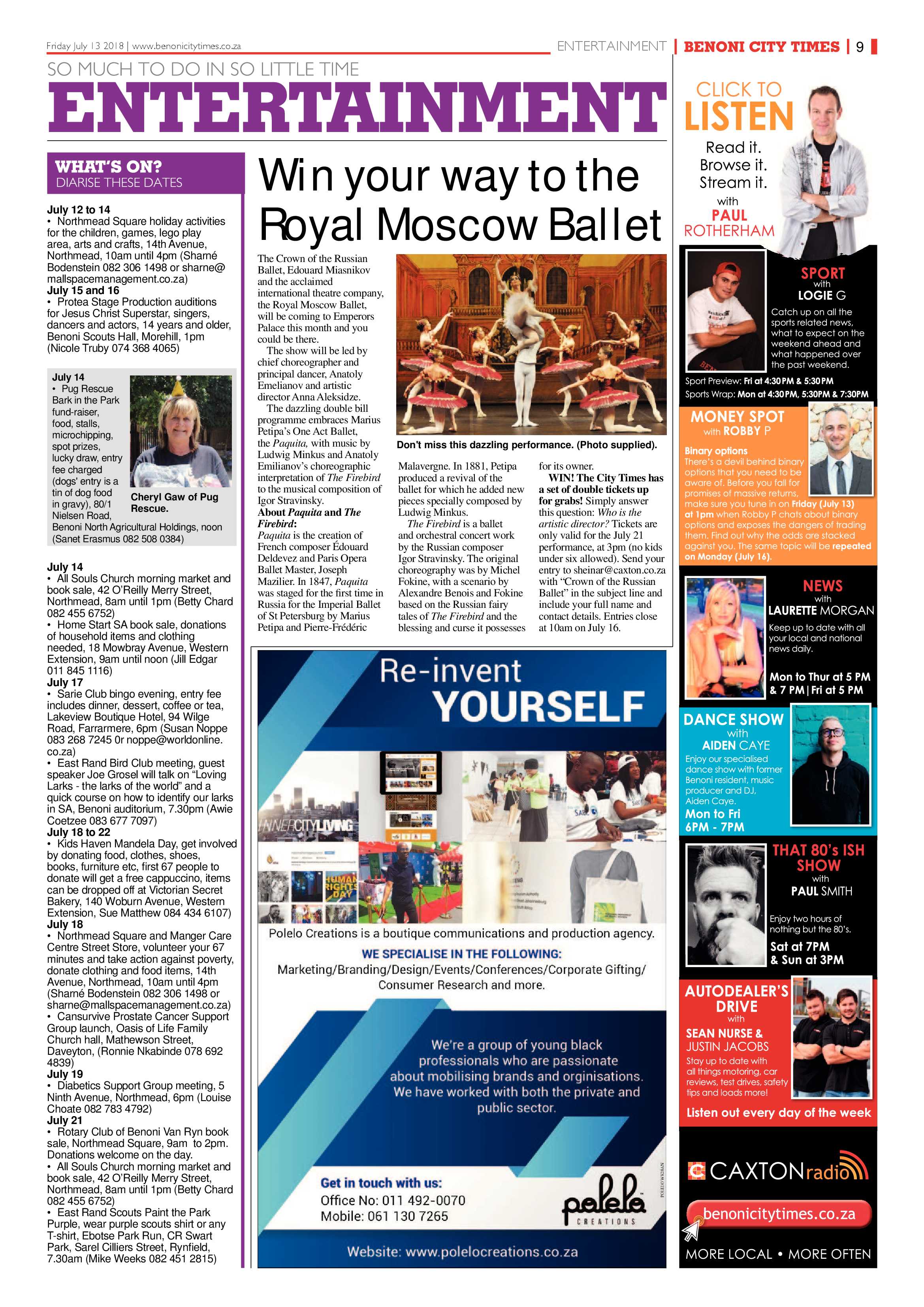 Benoni City Times 12 July 2018 page 9