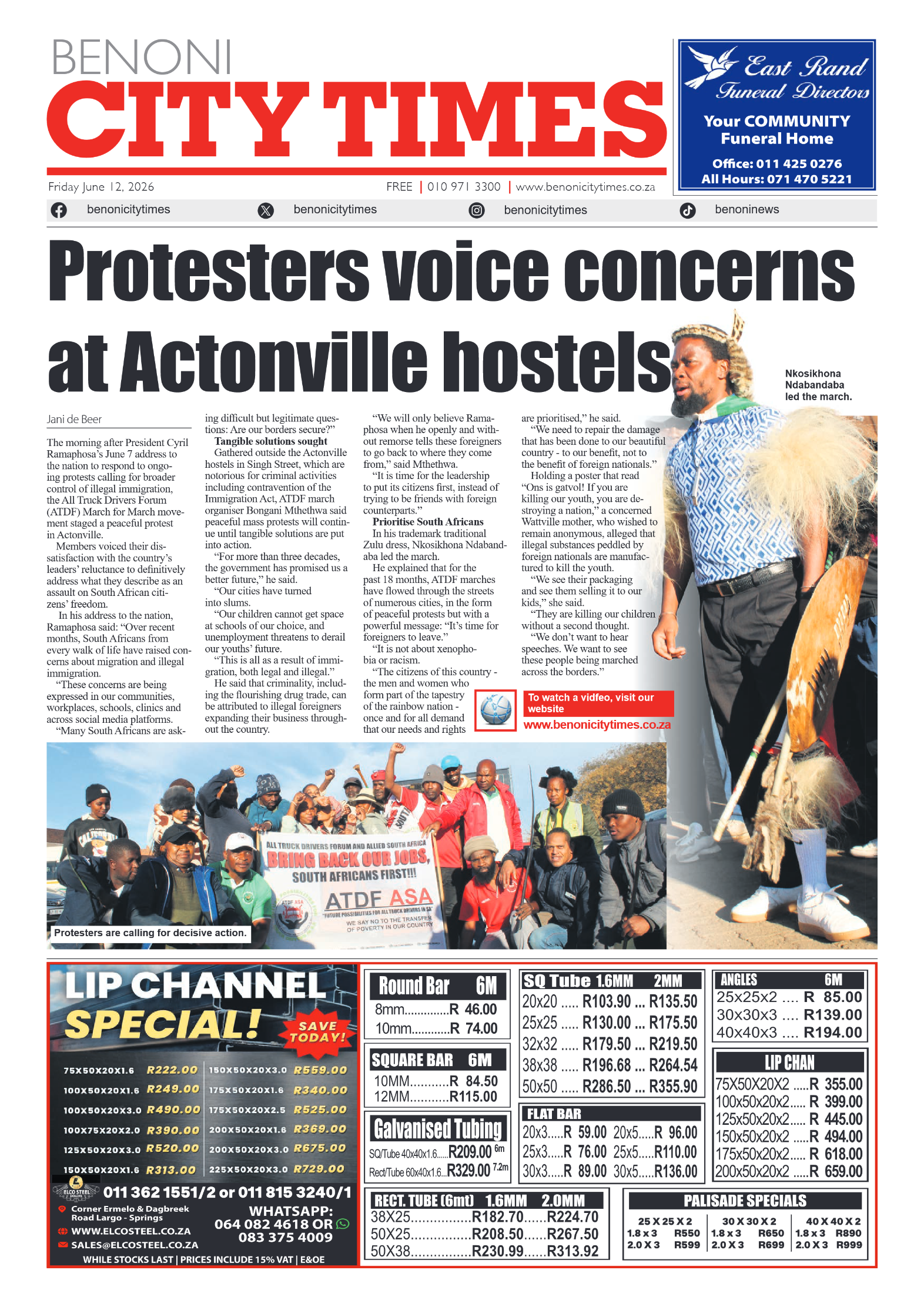 Benoni City Times 12 June 2026 page 3