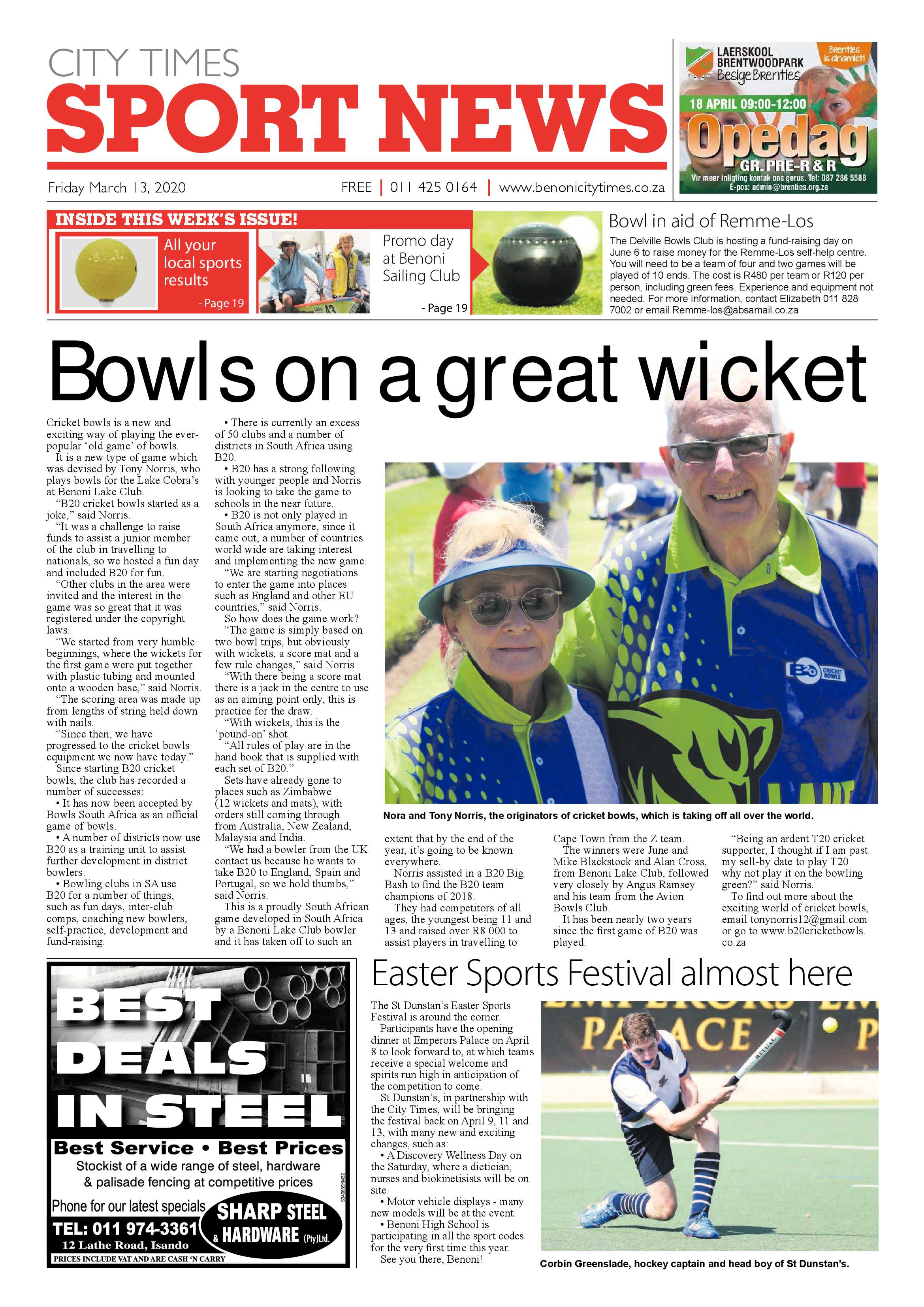 Benoni City Times 12 March 2020 page 20