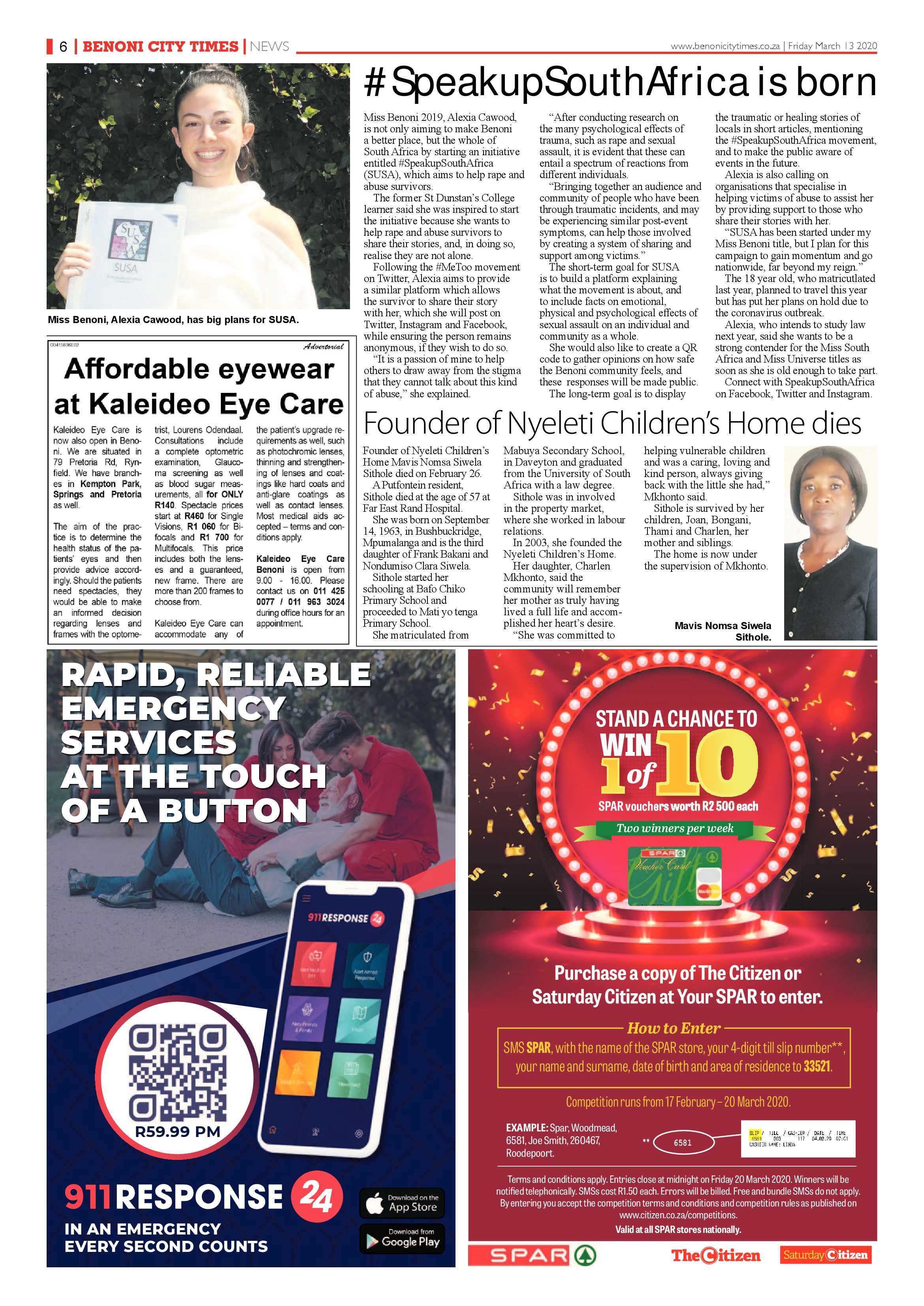 Benoni City Times 12 March 2020 | Benoni City Times