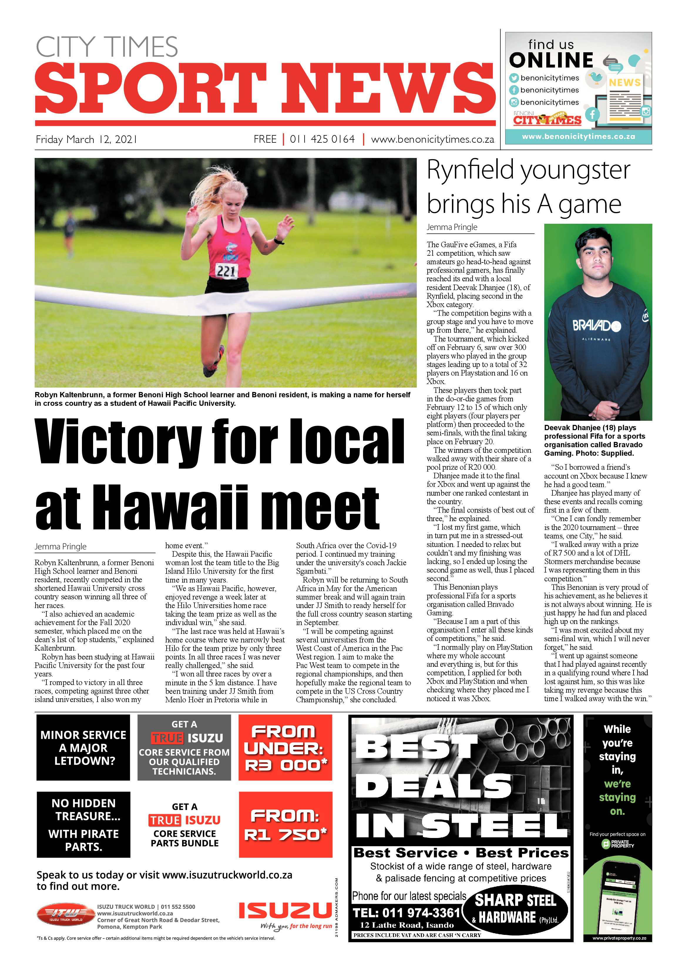 Benoni City Times 12 March 2021 page 12
