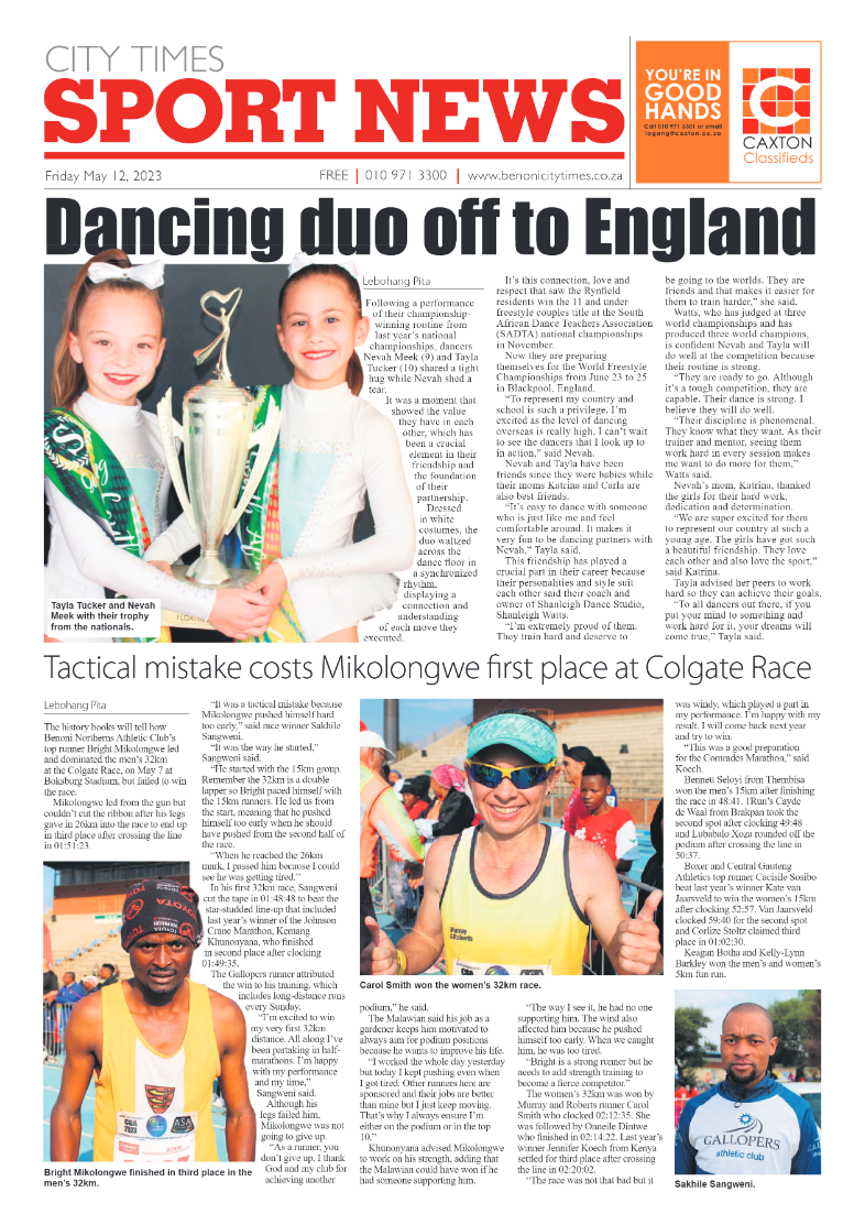 Benoni City Times 12 May 2023 page 12