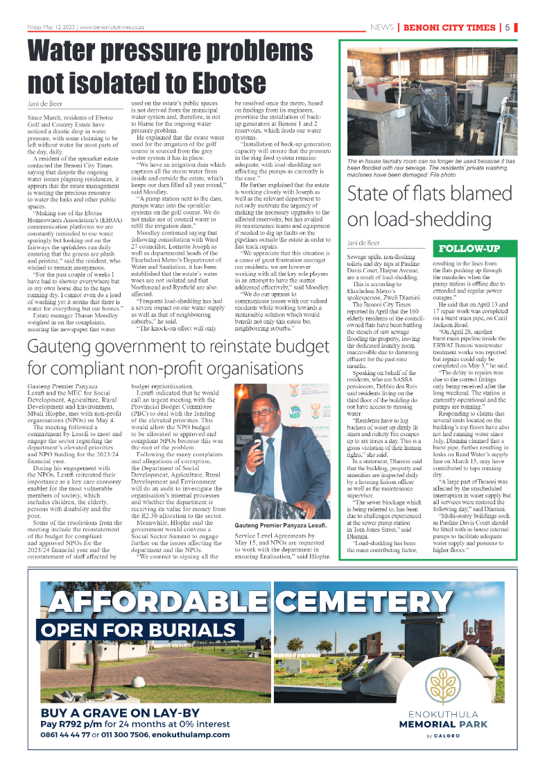 Benoni City Times 12 May 2023 page 5