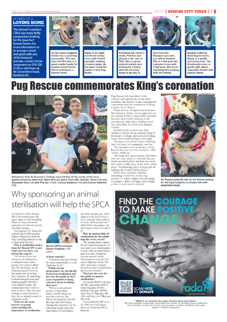 Benoni City Times 12 May 2023 page 7