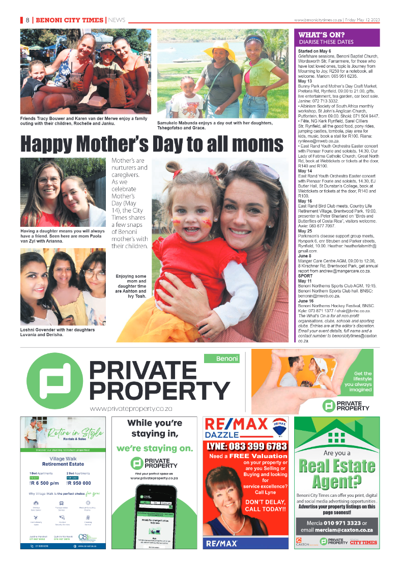 Benoni City Times 12 May 2023 page 8