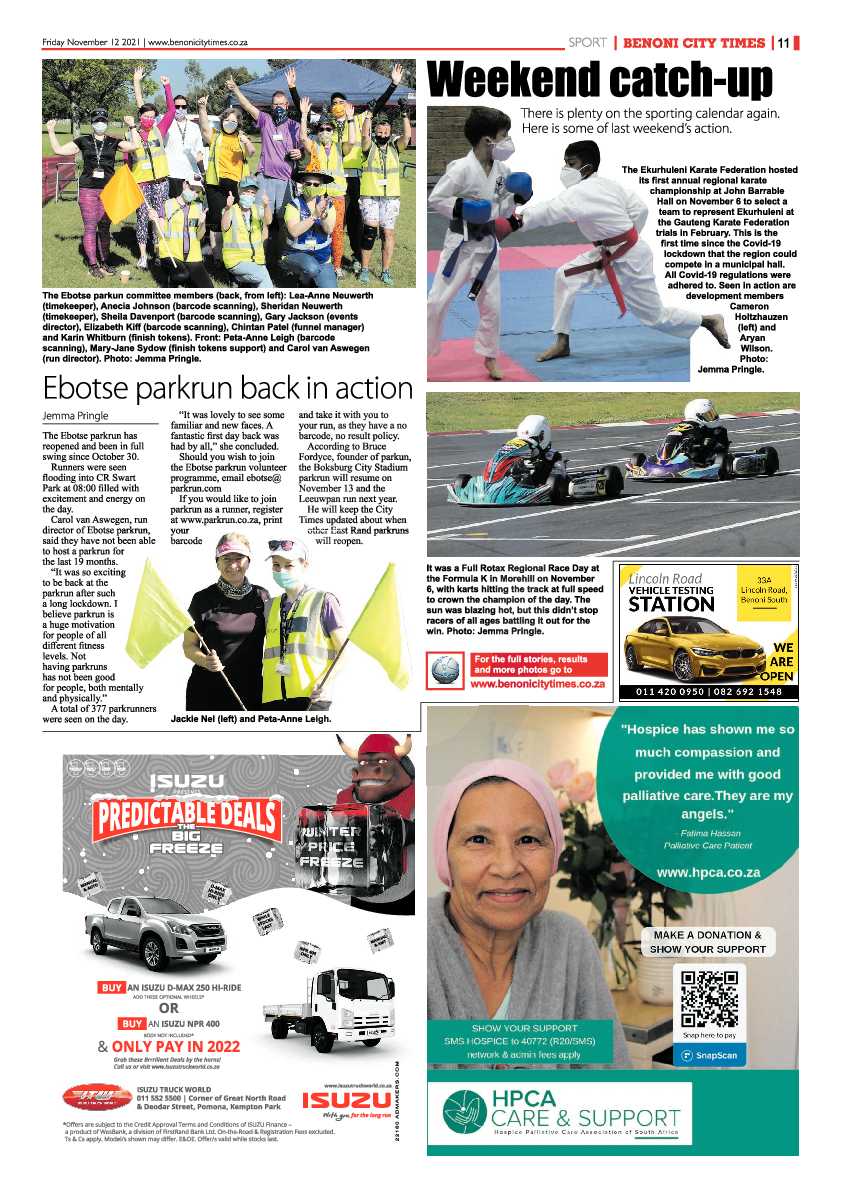 Benoni City Times 12 November 2021 page 11
