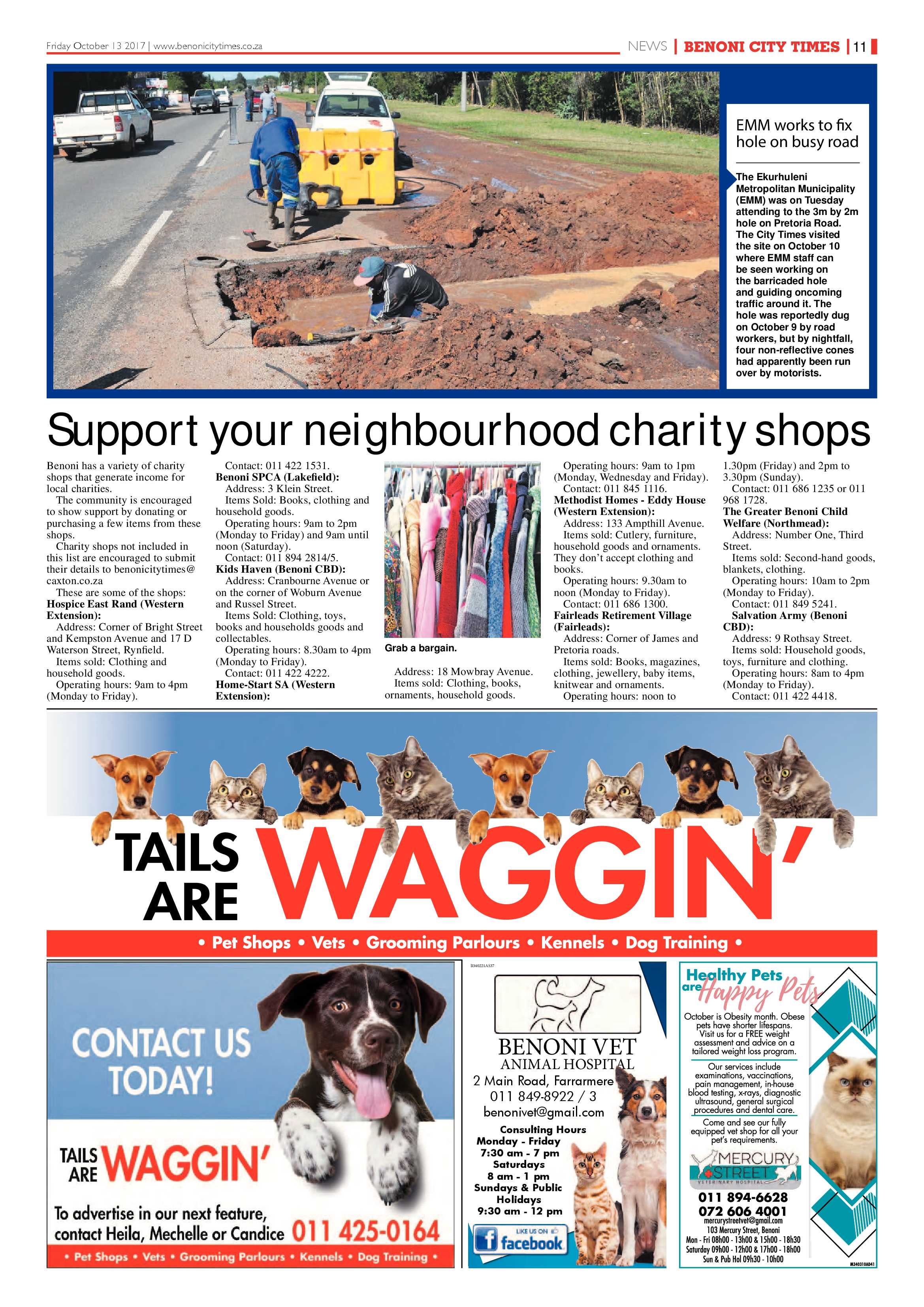 Benoni City Times 12 October 2017 page 11
