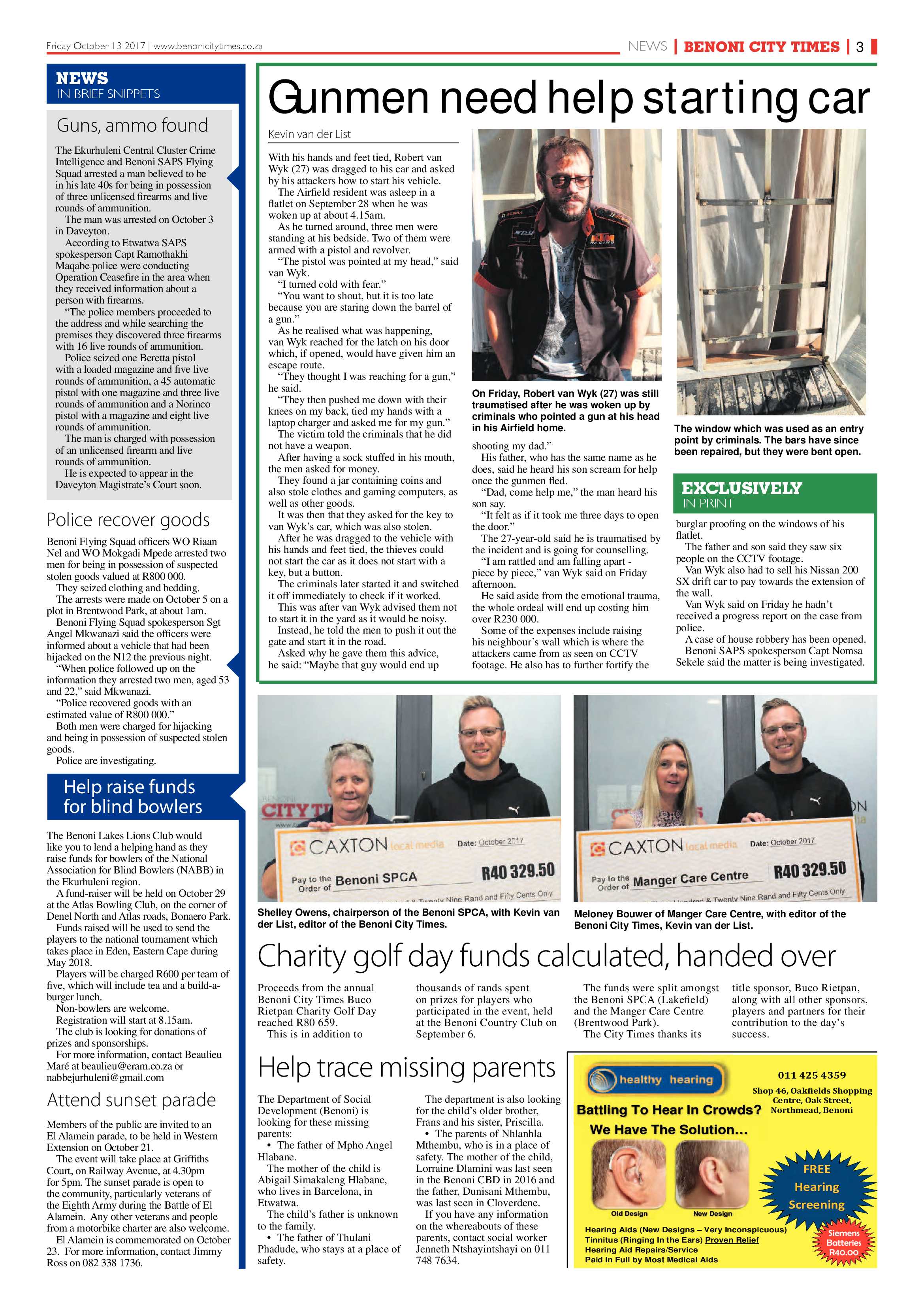 Benoni City Times 12 October 2017 page 3
