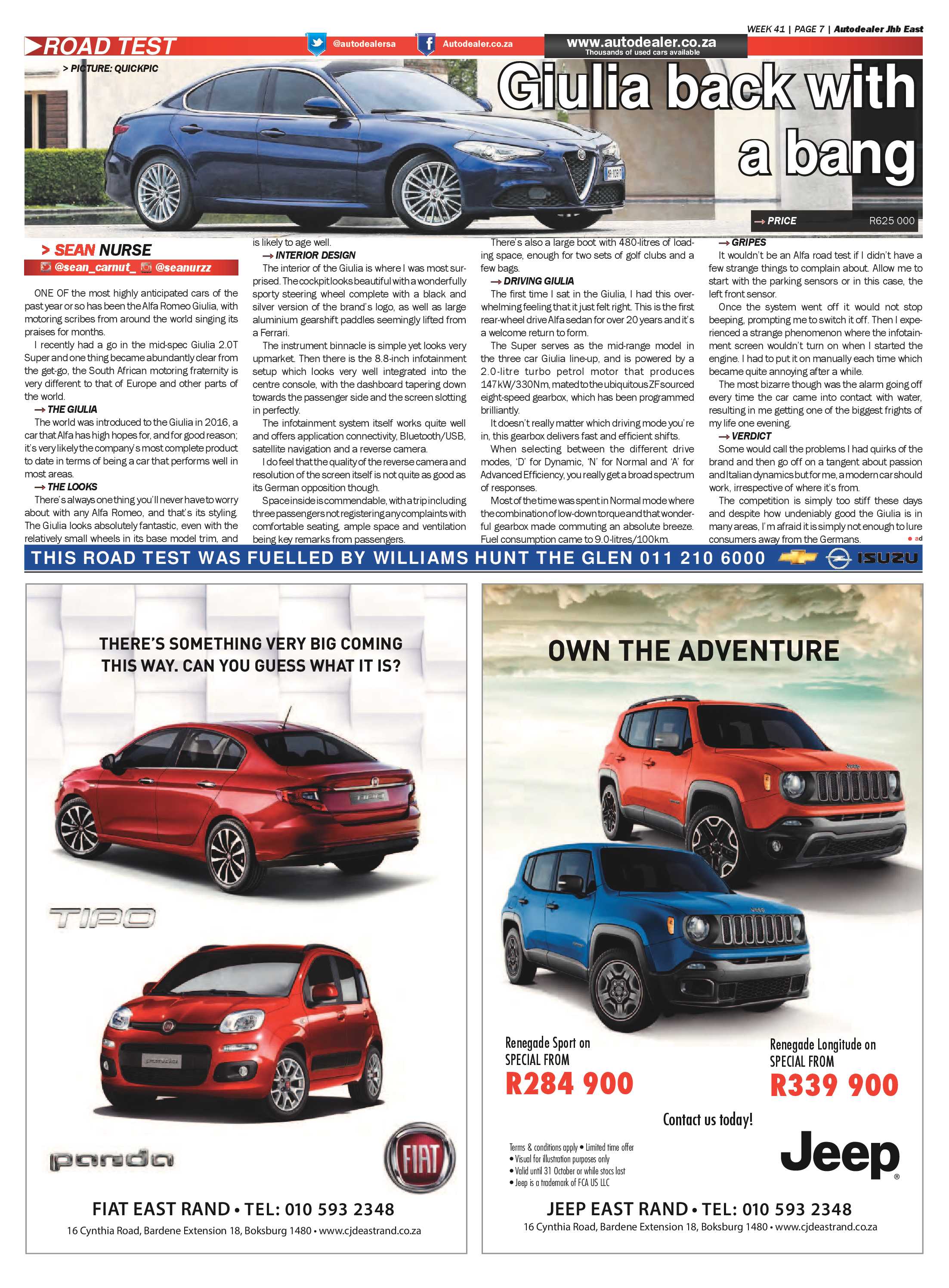 Benoni City Times 12 October 2017 page 31