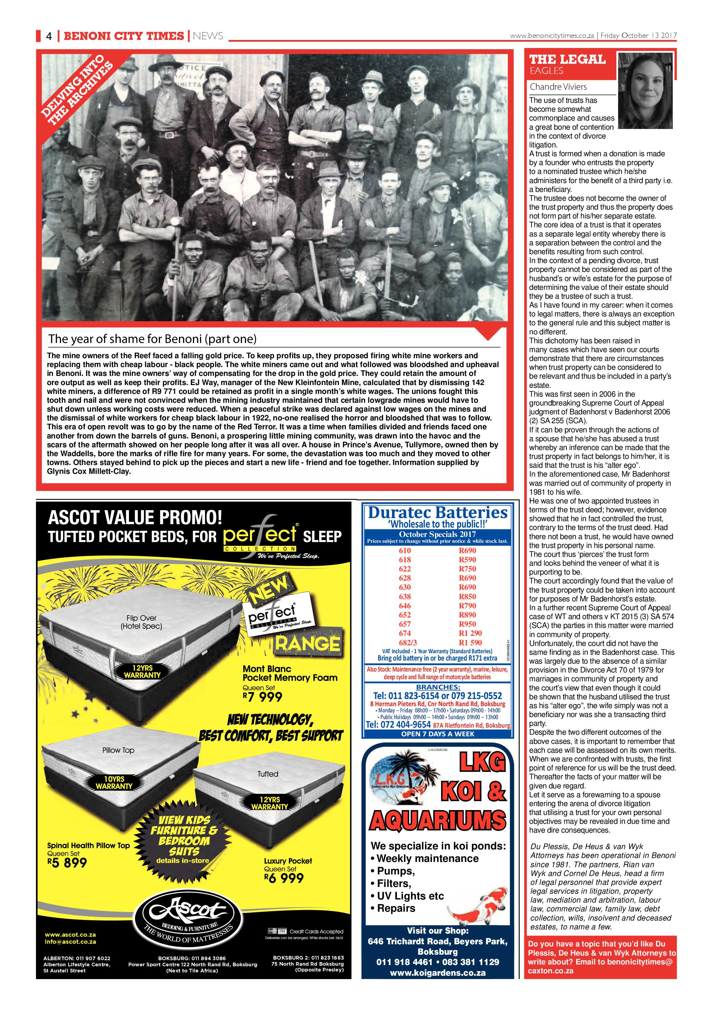 Benoni City Times 12 October 2017 page 4