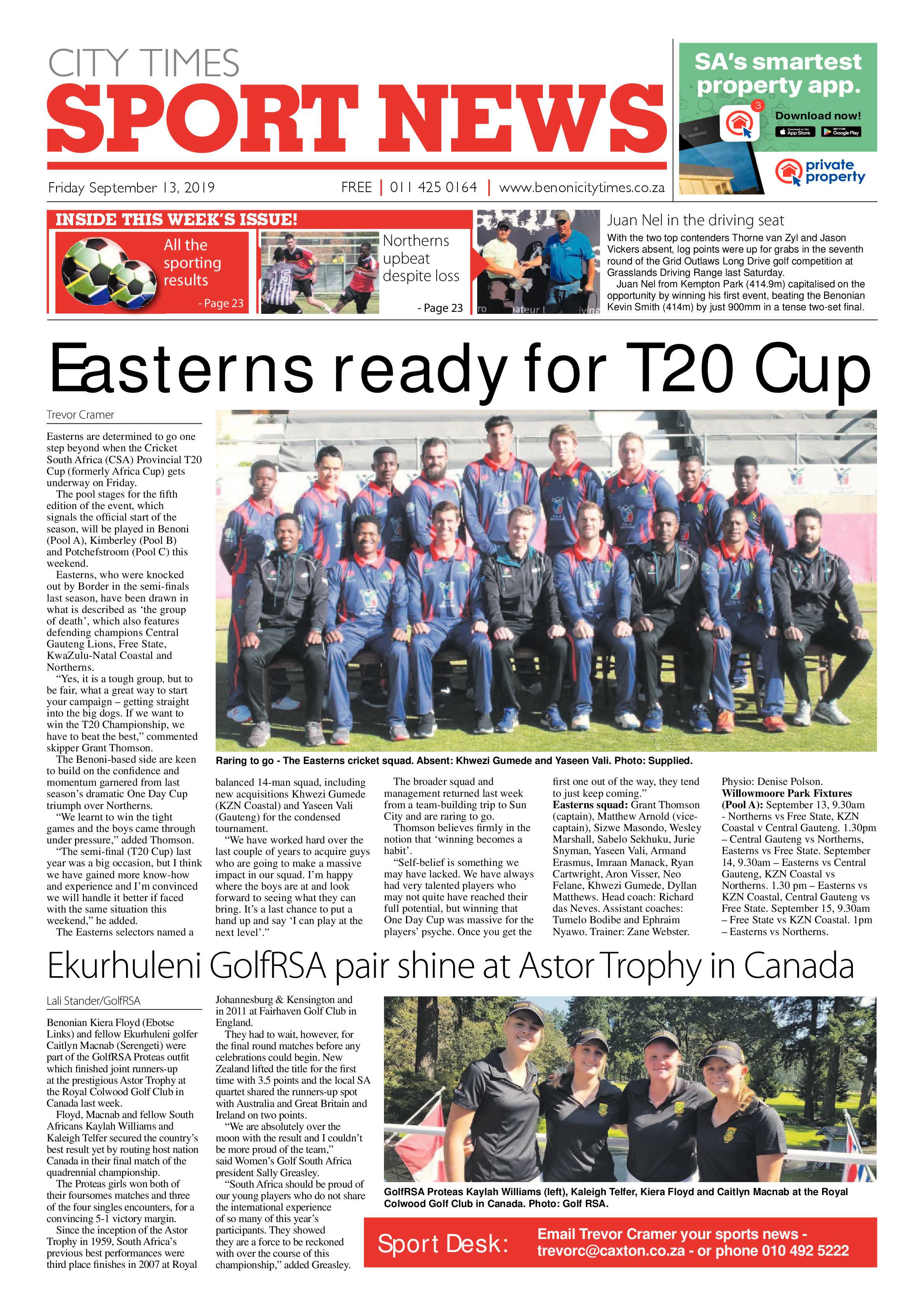 Benoni City Times 12 September 2019 page 24