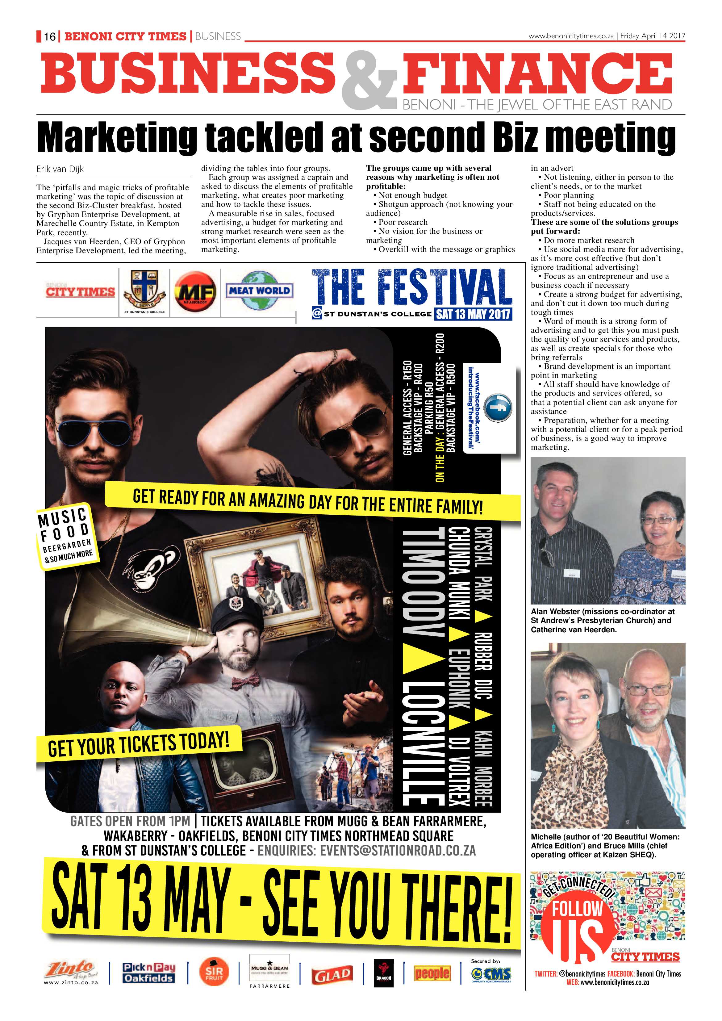 Benoni City Times 13 April 2017 page 16