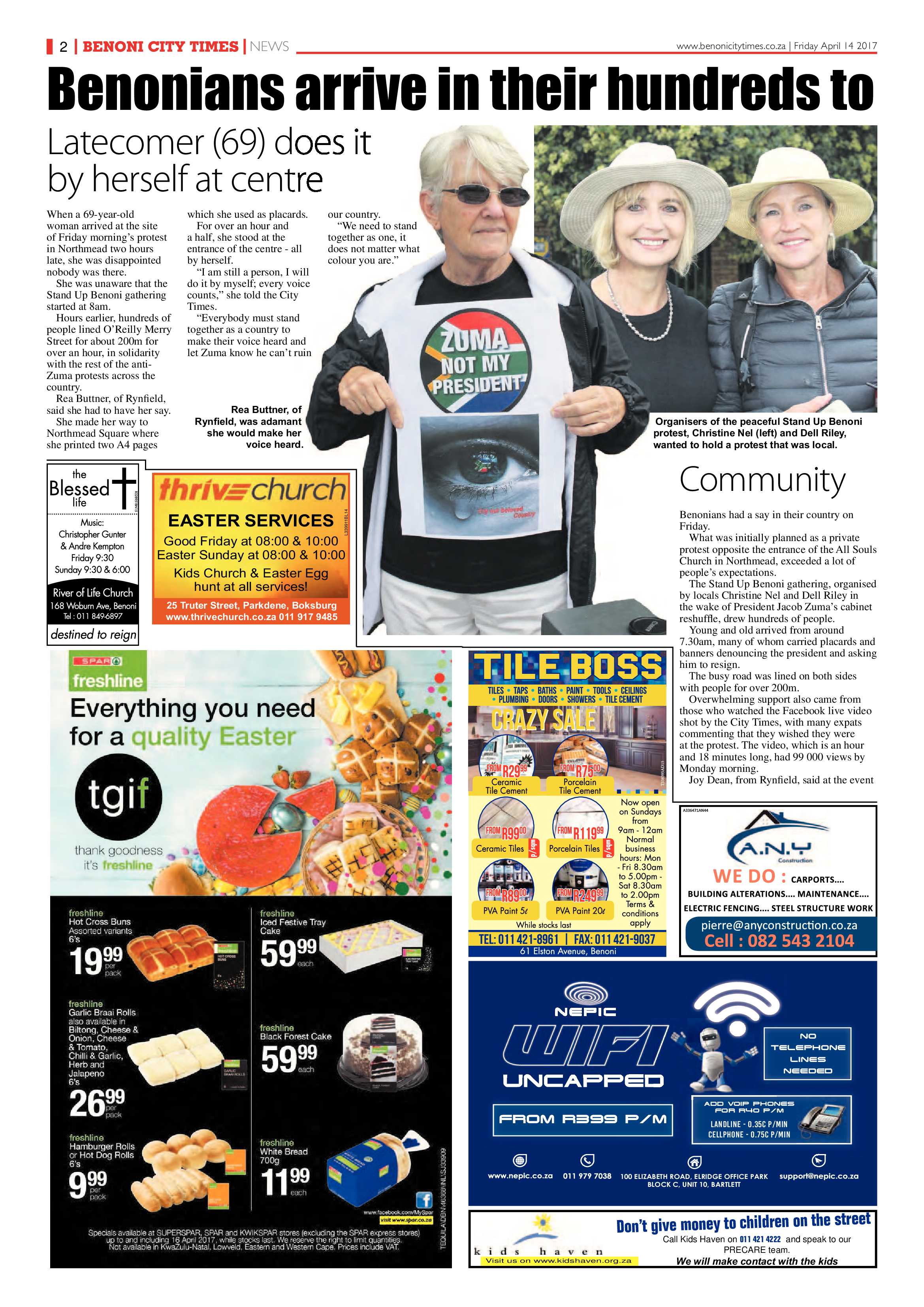 Benoni City Times 13 April 2017 page 2