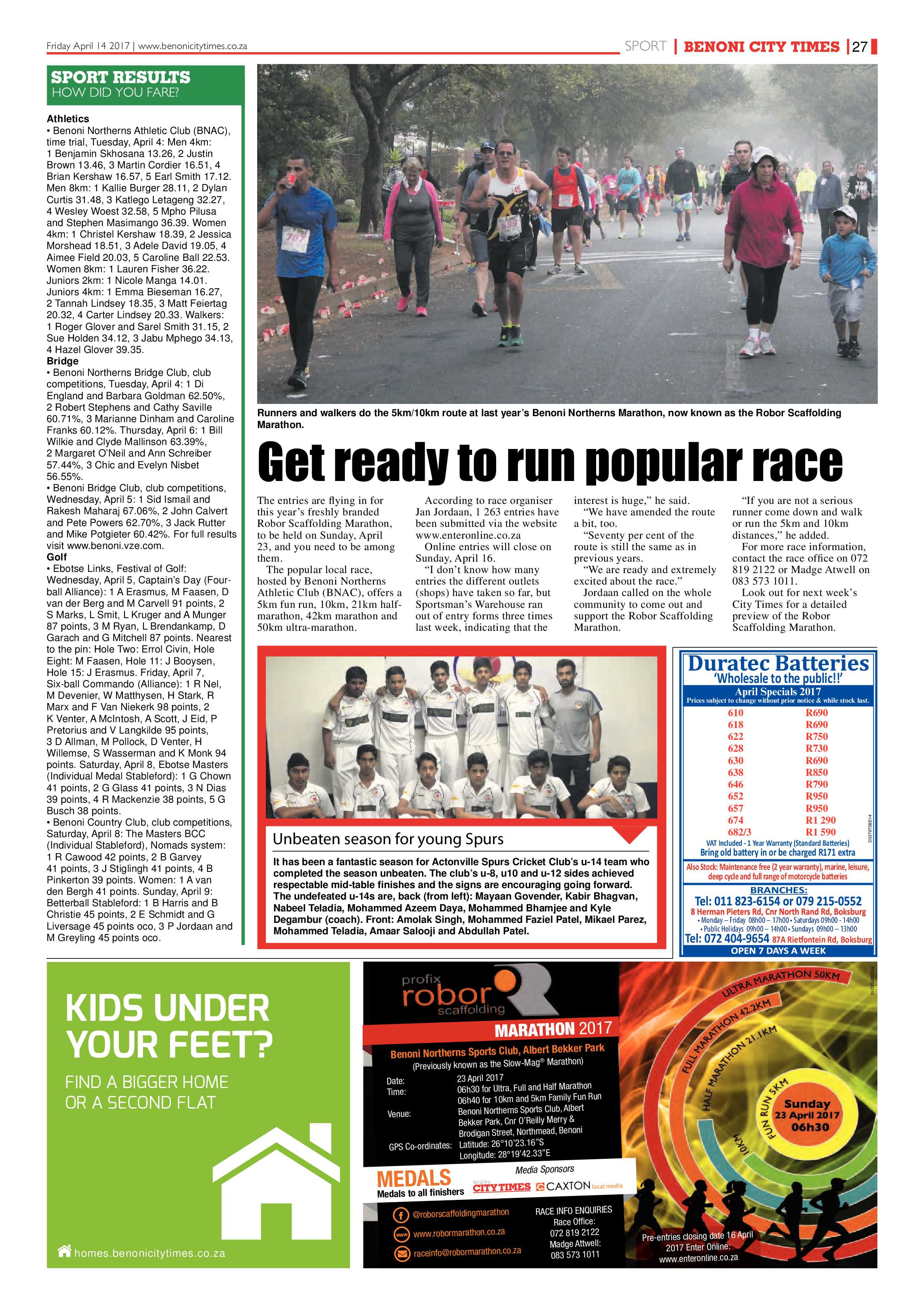Benoni City Times 13 April 2017 page 27