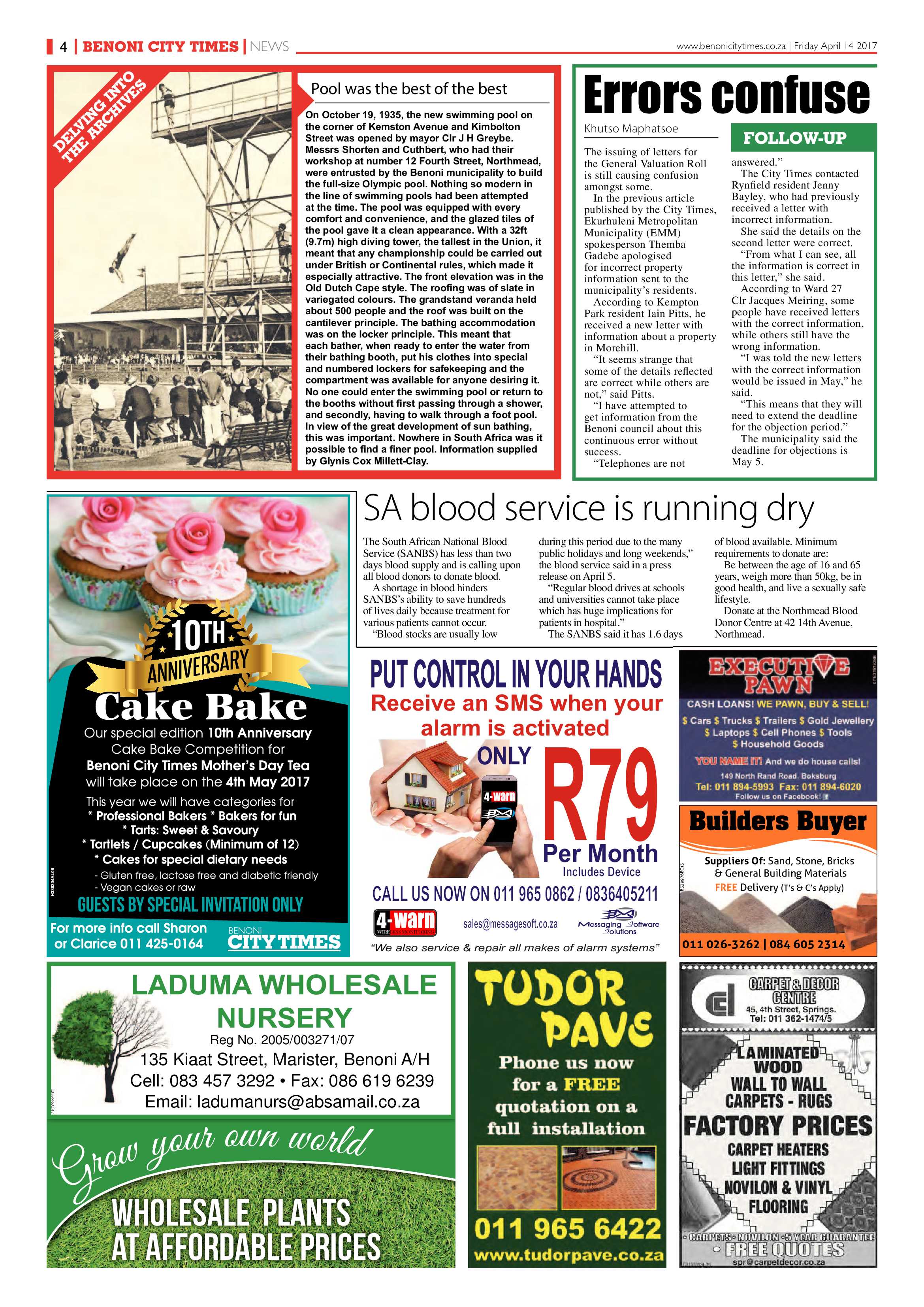 Benoni City Times 13 April 2017 page 4