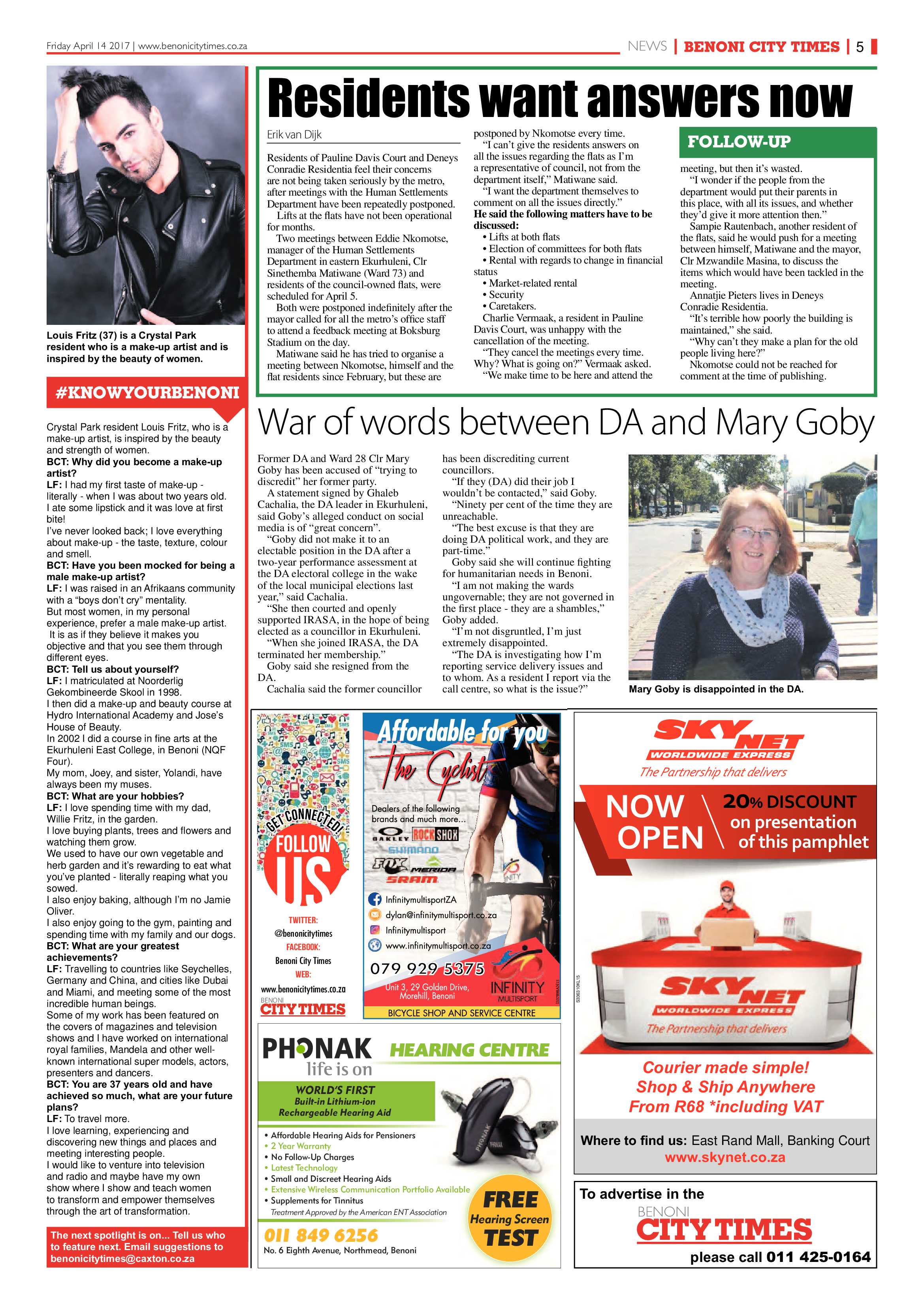 Benoni City Times 13 April 2017 page 5