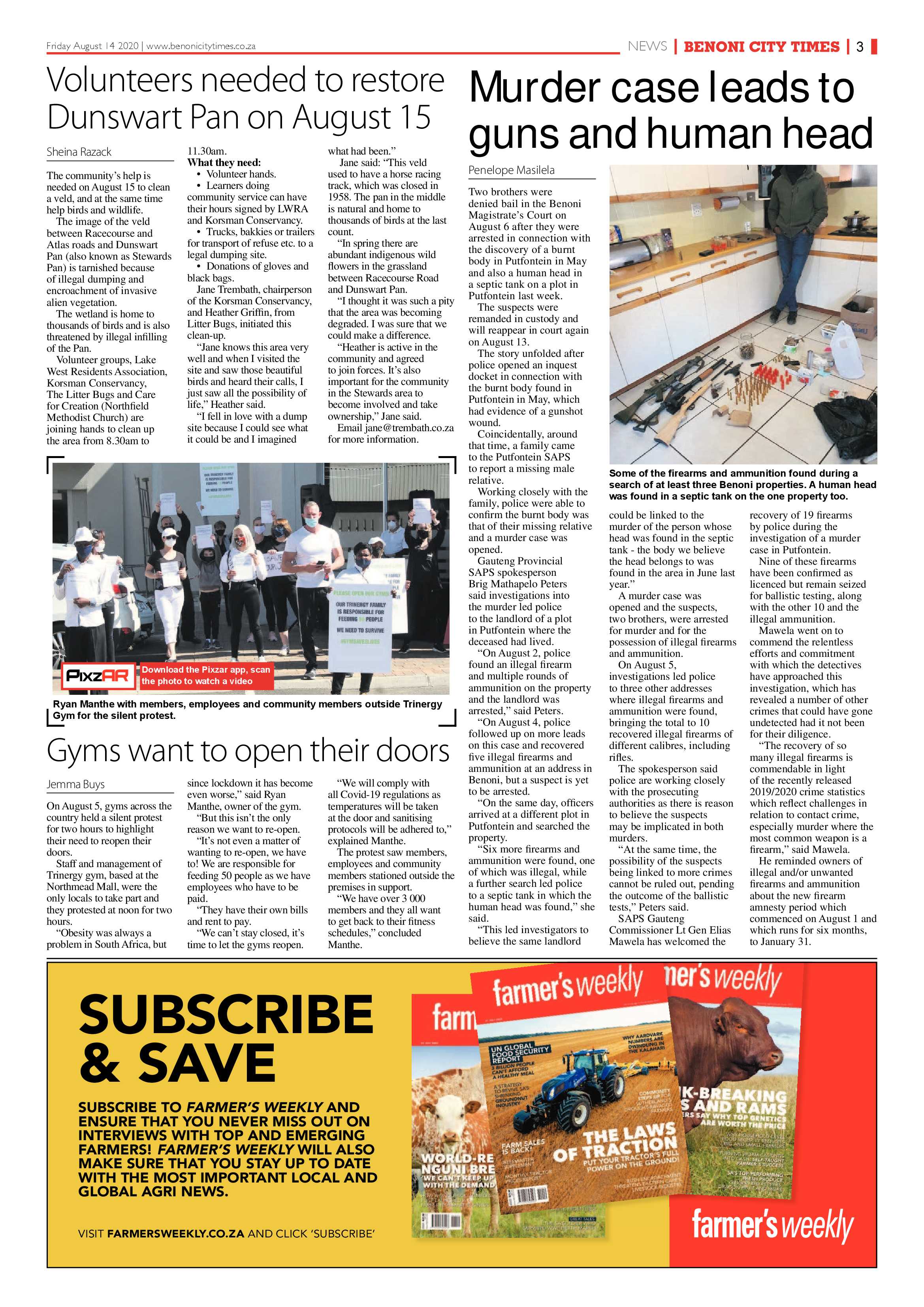 Benoni City Times 13 August 2020 page 3