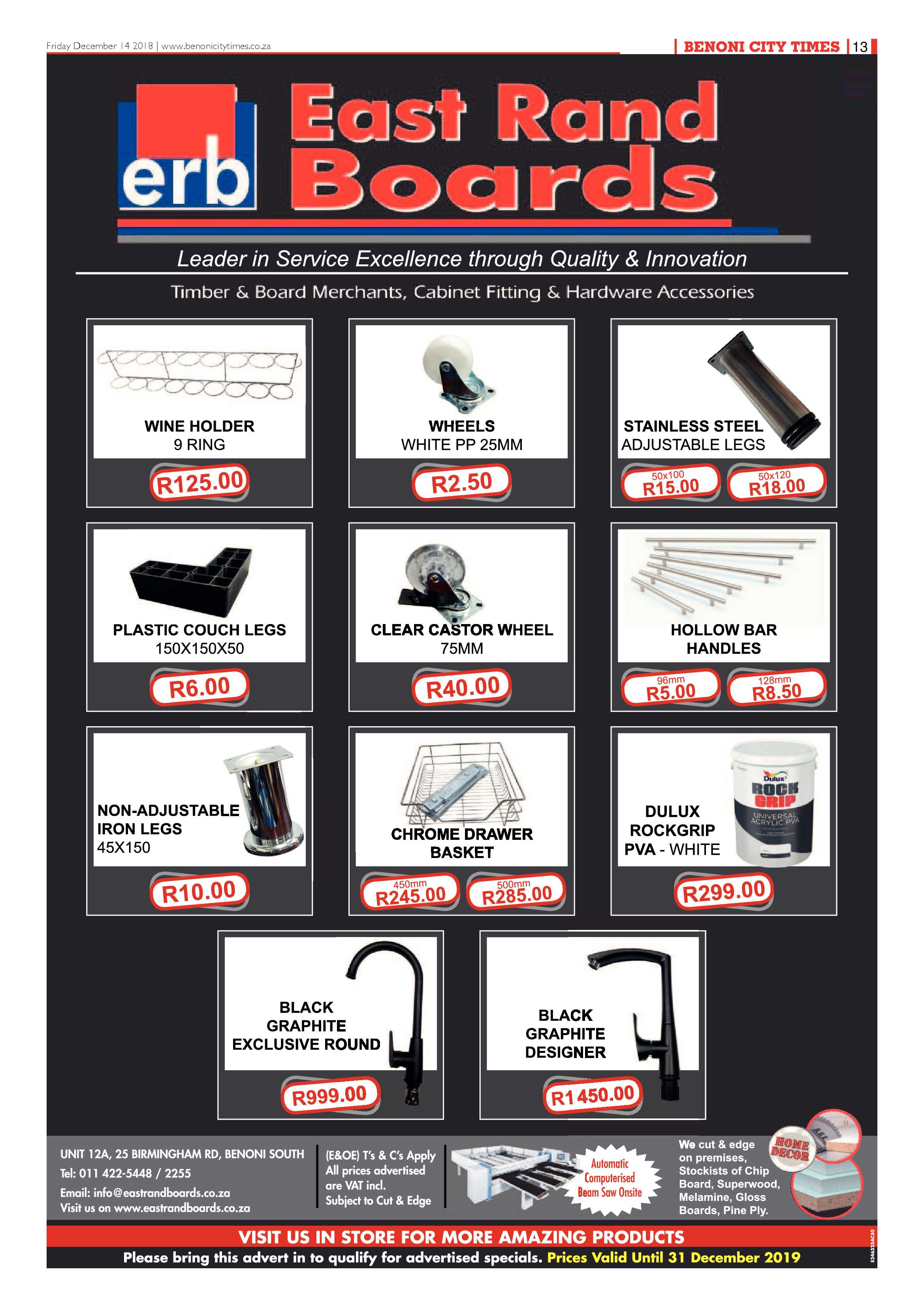 Benoni City Times 13 December 2018 page 15