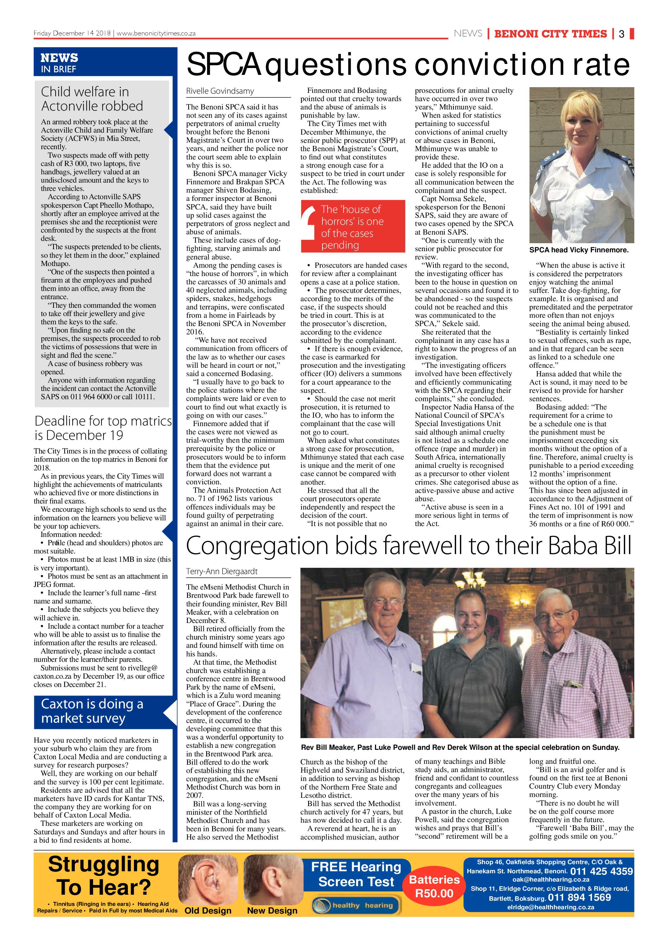 Benoni City Times 13 December 2018 page 3