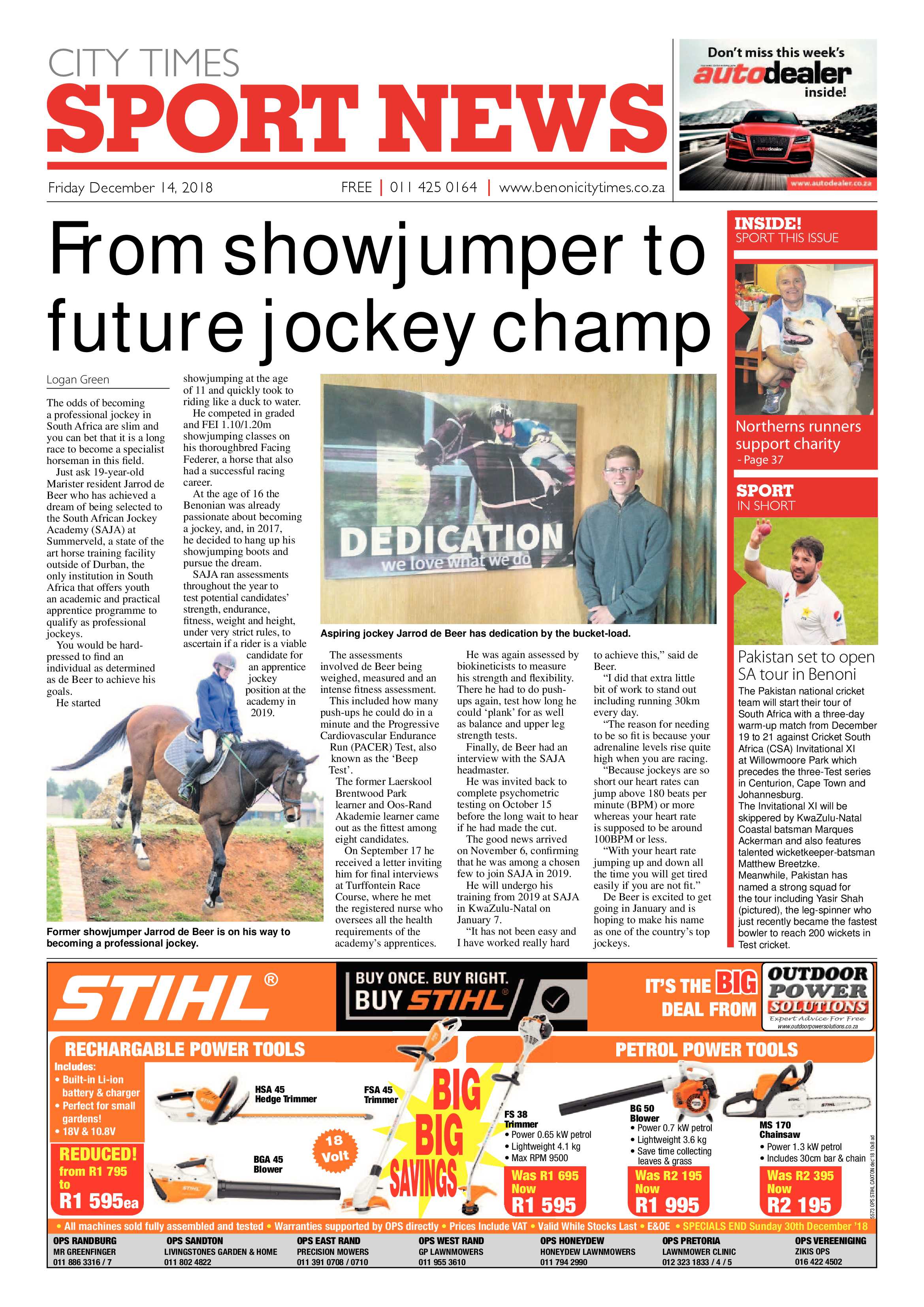 Benoni City Times 13 December 2018 page 38