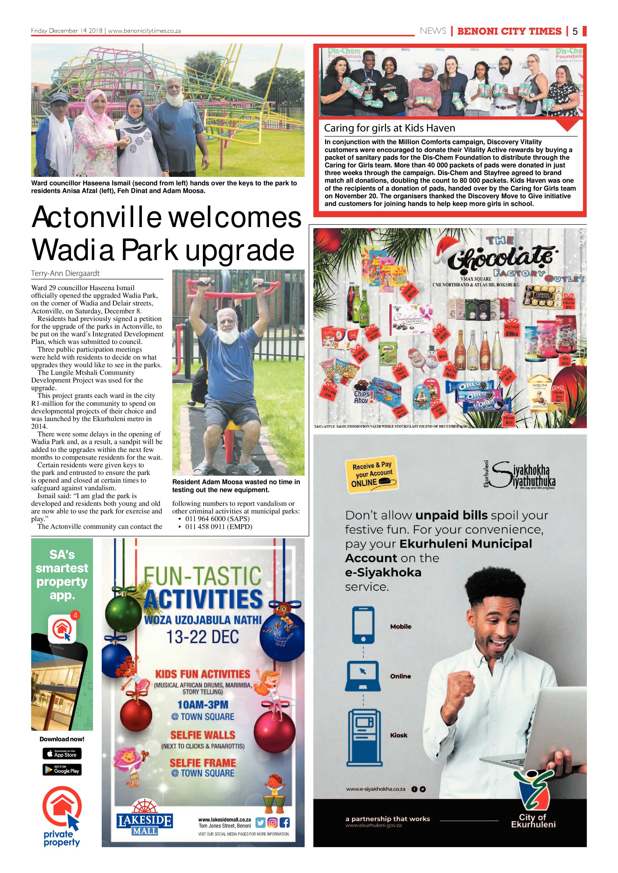 Benoni City Times 13 December 2018 page 5