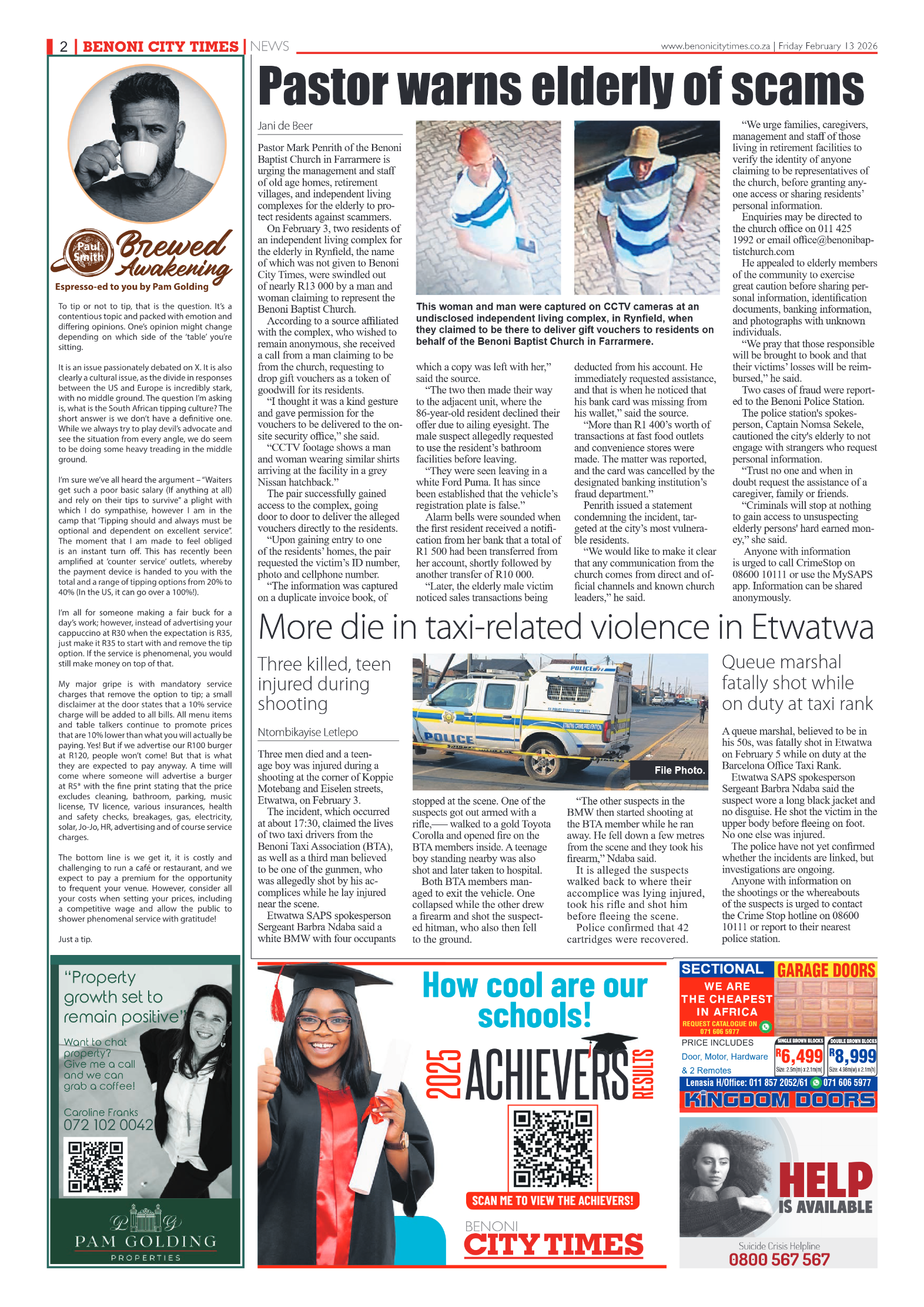 Benoni City Times 13 February 2026 page 4