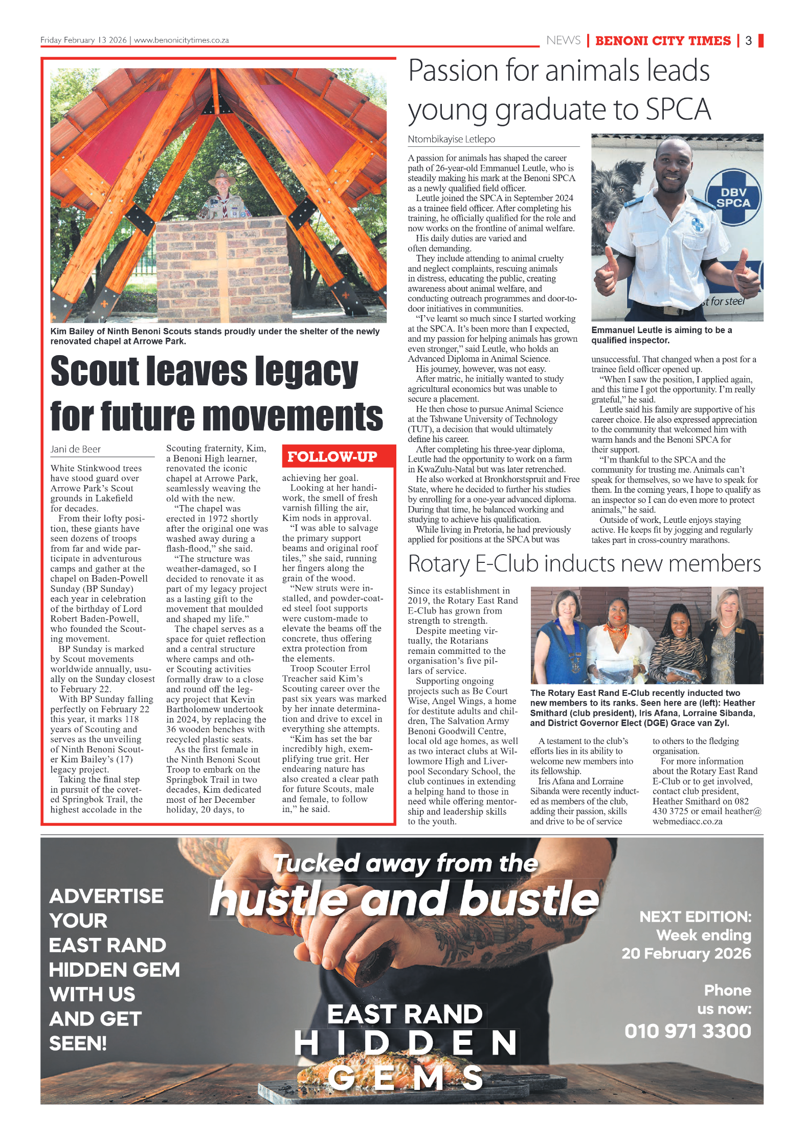 Benoni City Times 13 February 2026 page 5