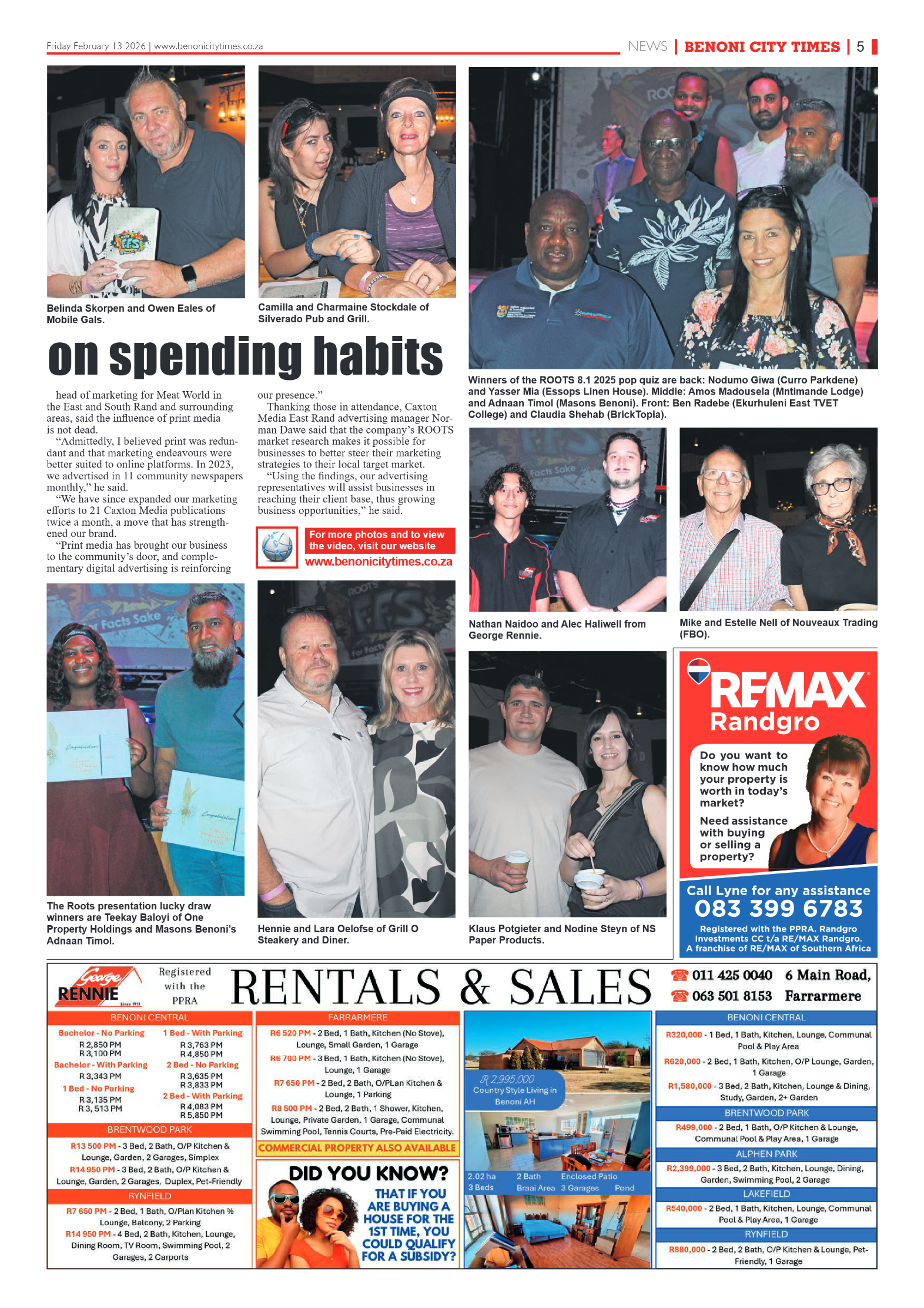 Benoni City Times 13 February 2026 page 7