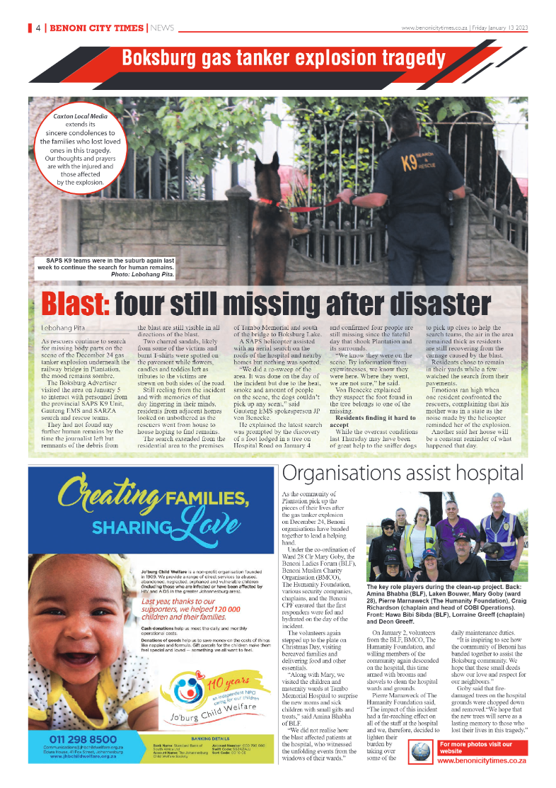 Benoni City Times 13 January 2023 page 4