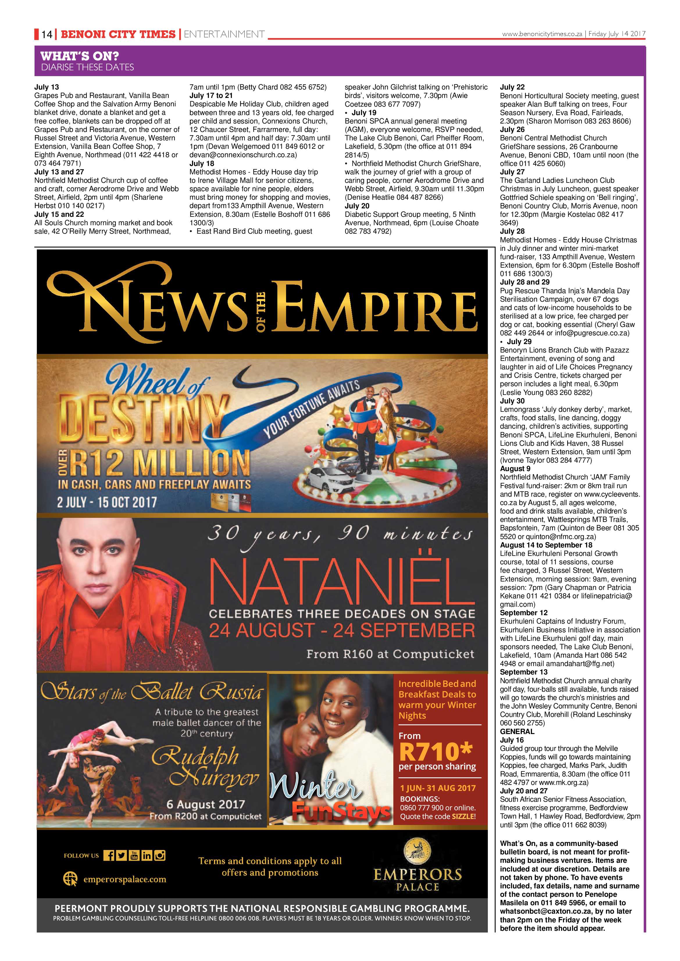 Benoni City Times 13 July 2017 page 14