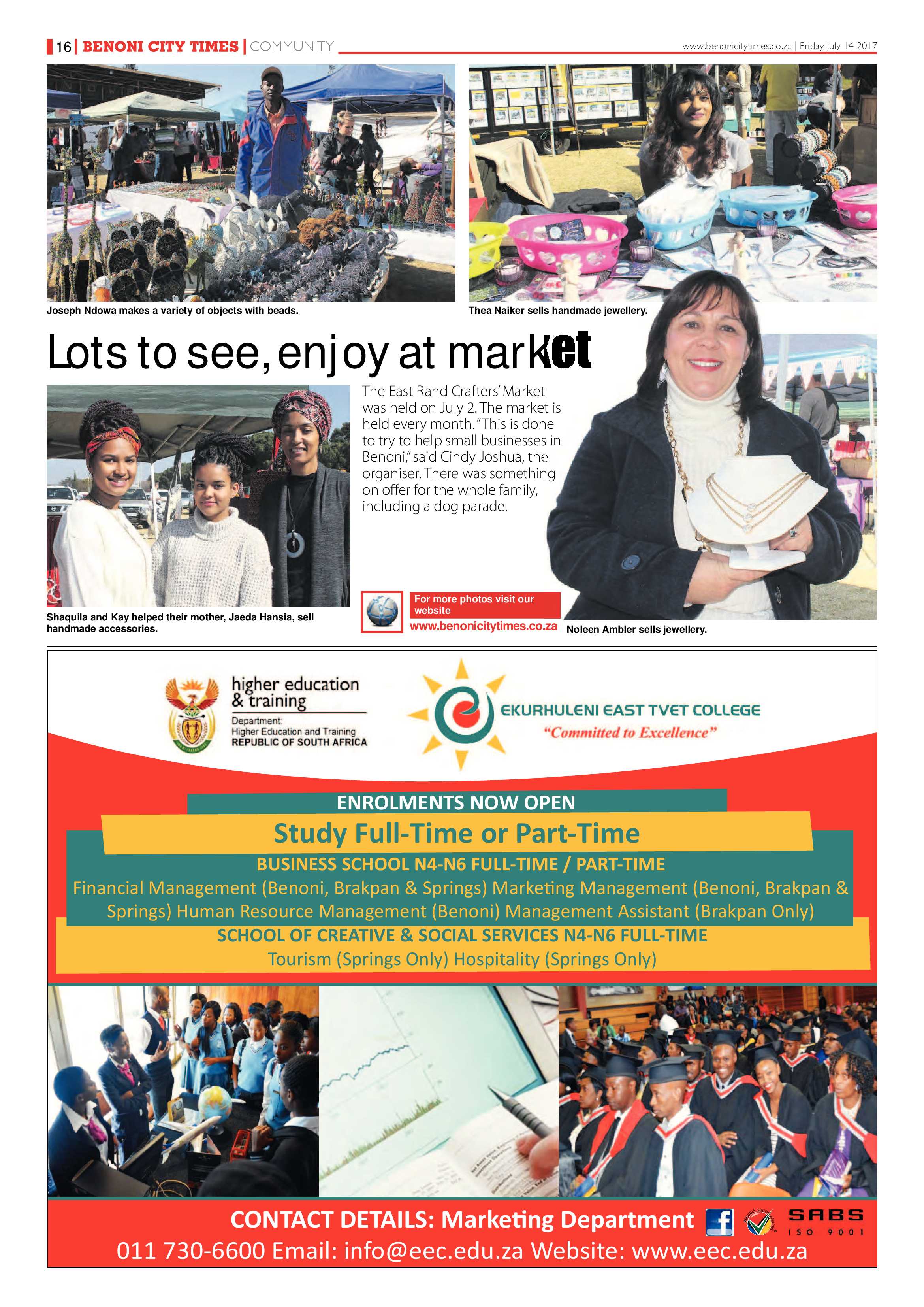 Benoni City Times 13 July 2017 page 16