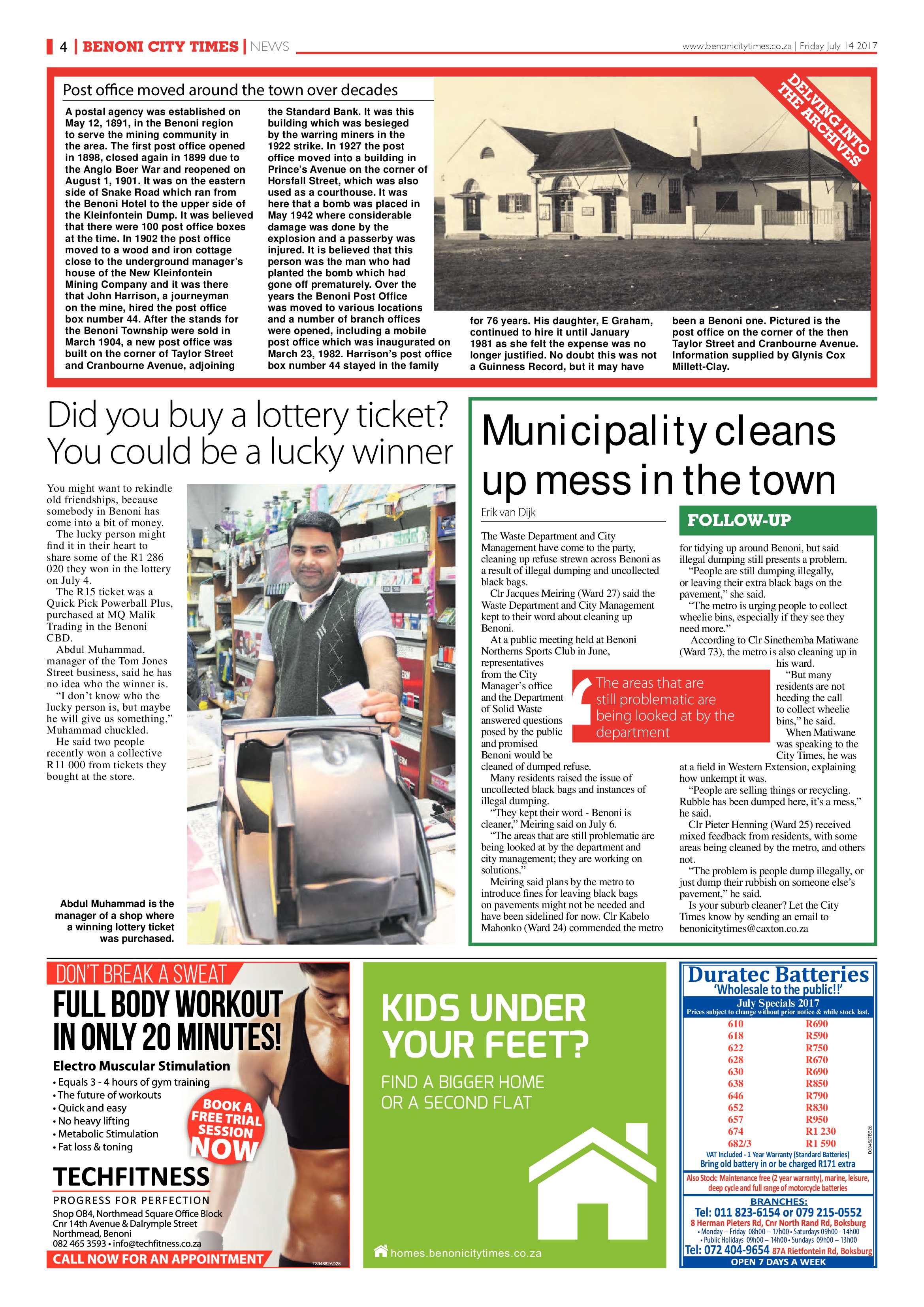 Benoni City Times 13 July 2017 page 4