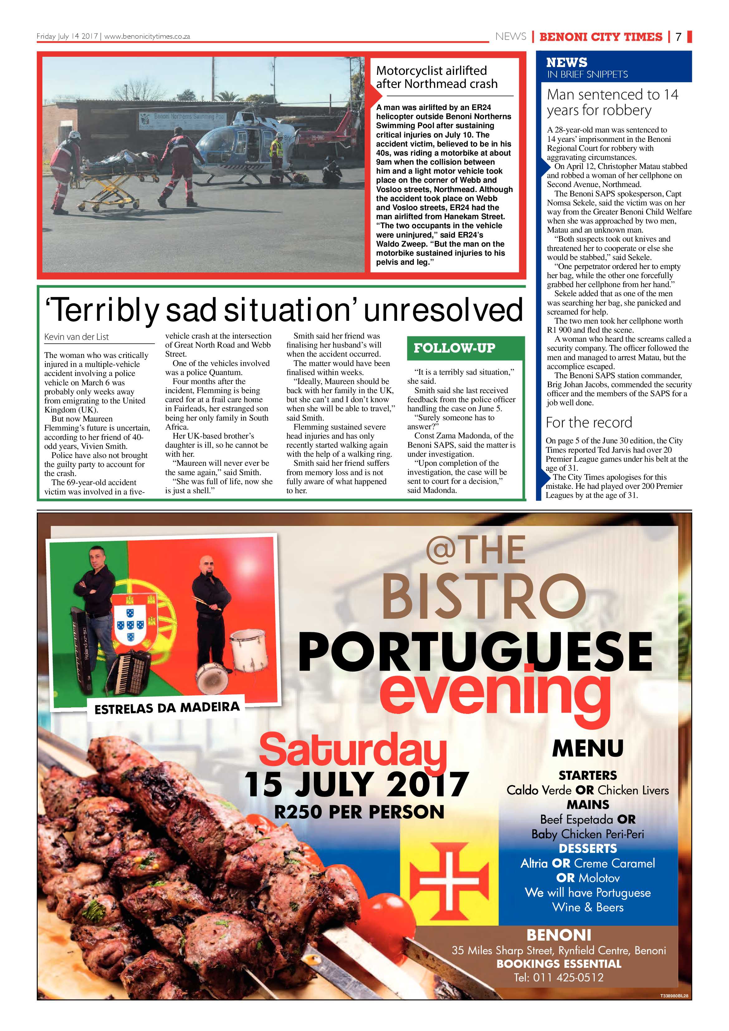 Benoni City Times 13 July 2017 page 7