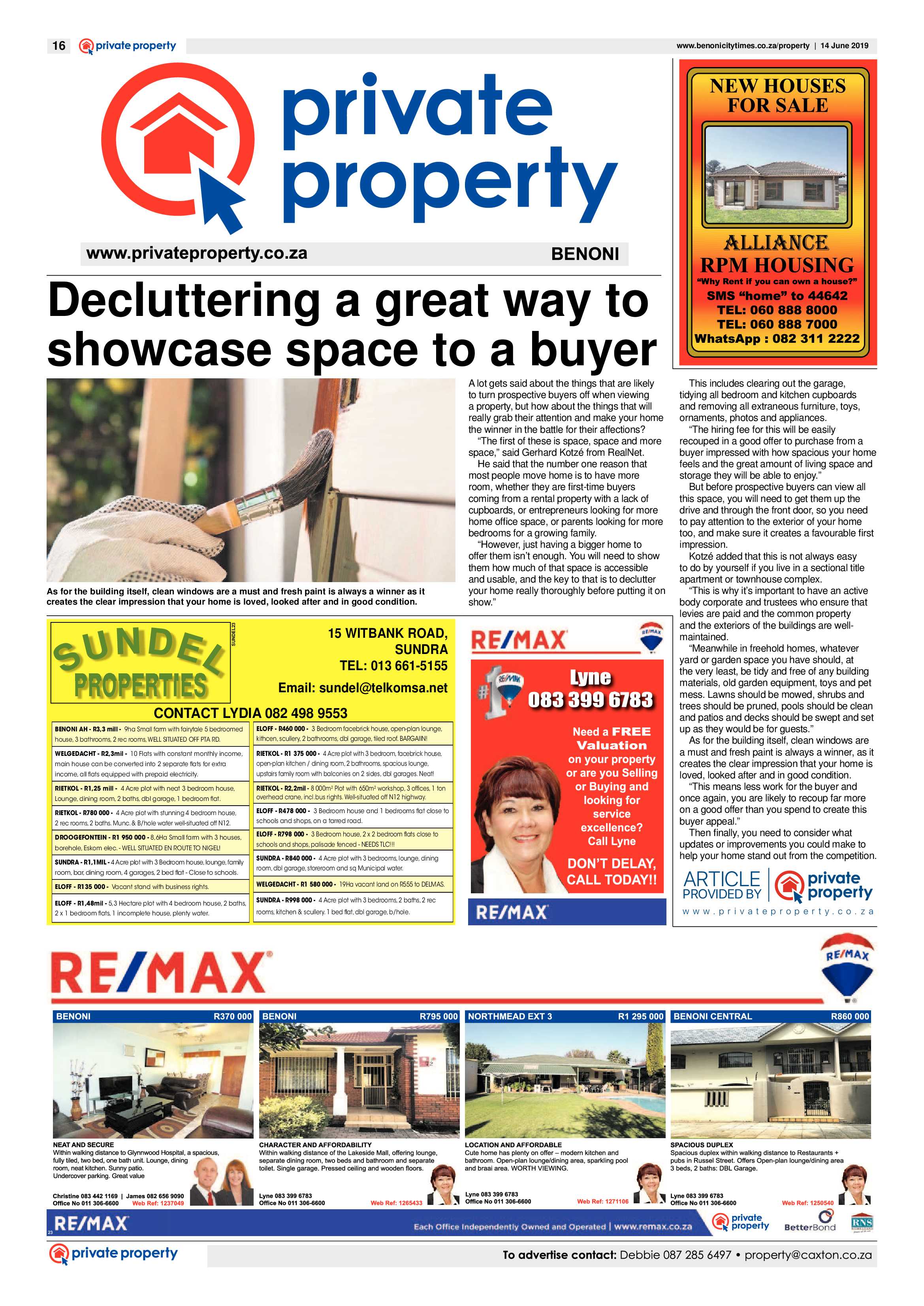 Benoni City Times 13 June 2019 page 16