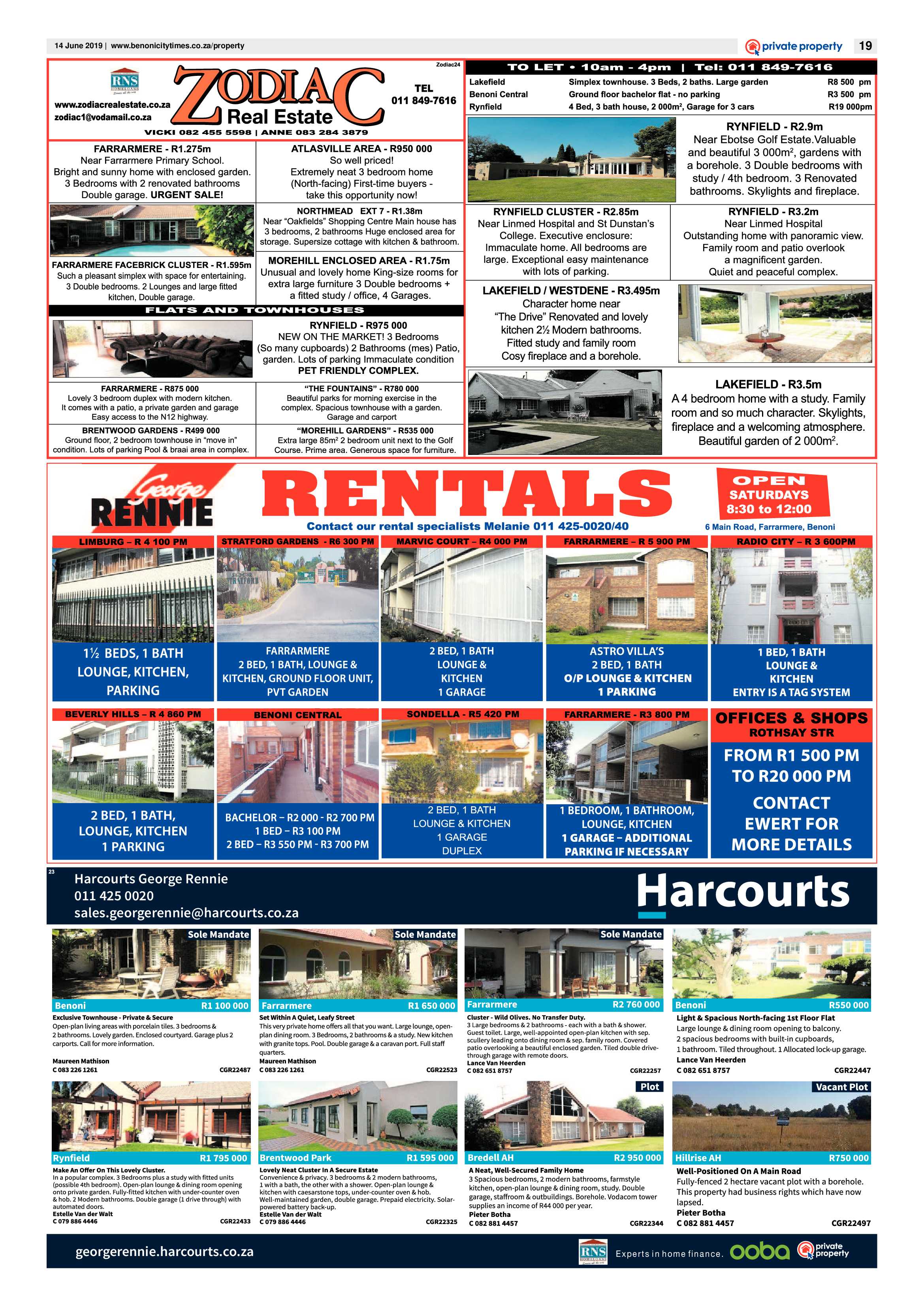 Benoni City Times 13 June 2019 page 19