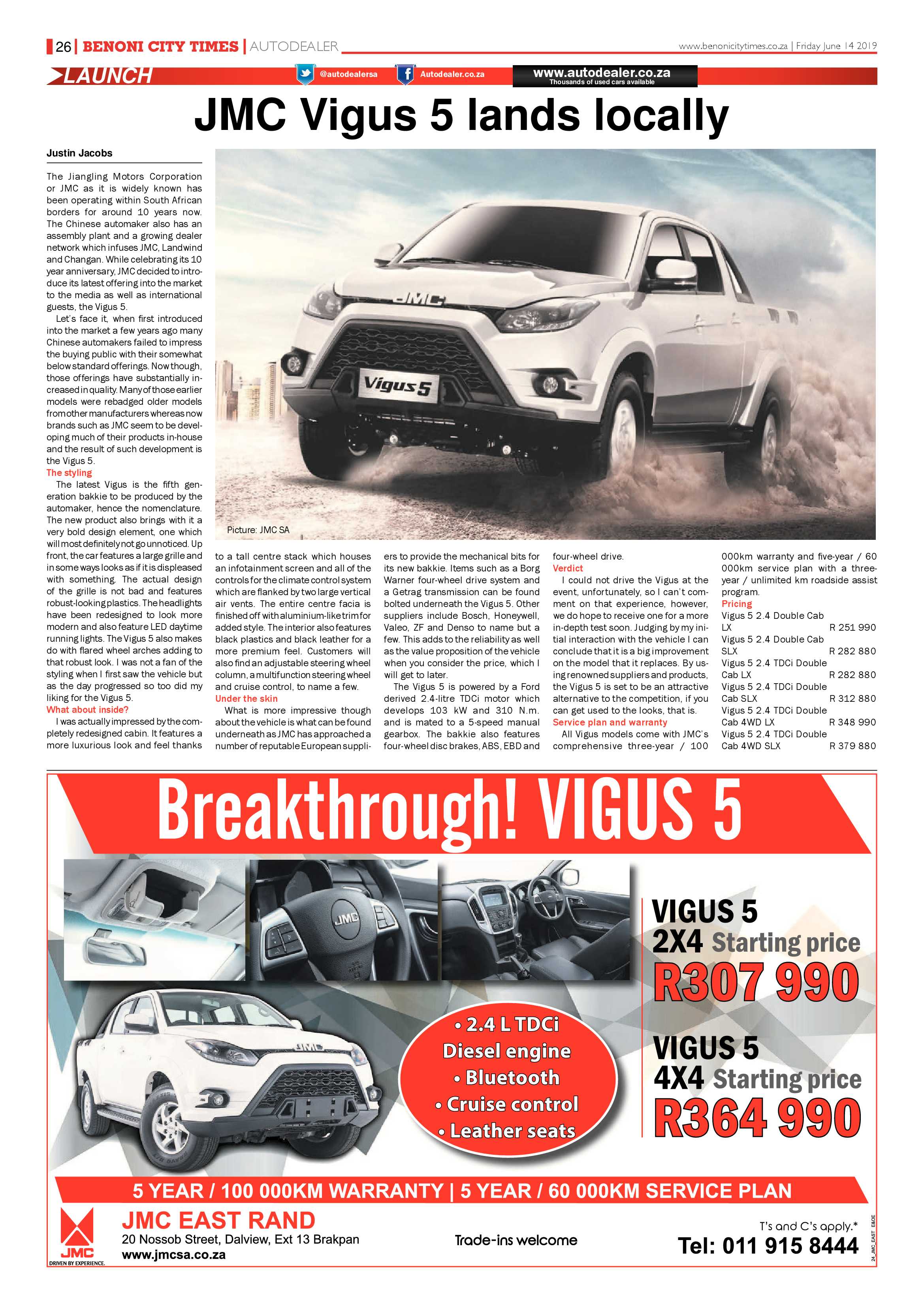 Benoni City Times 13 June 2019 page 26