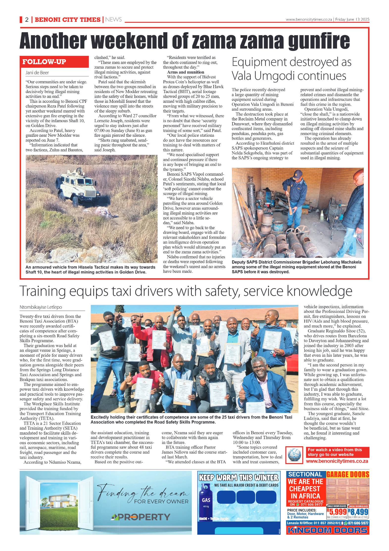Benoni City Times 13 June 2025 page 4