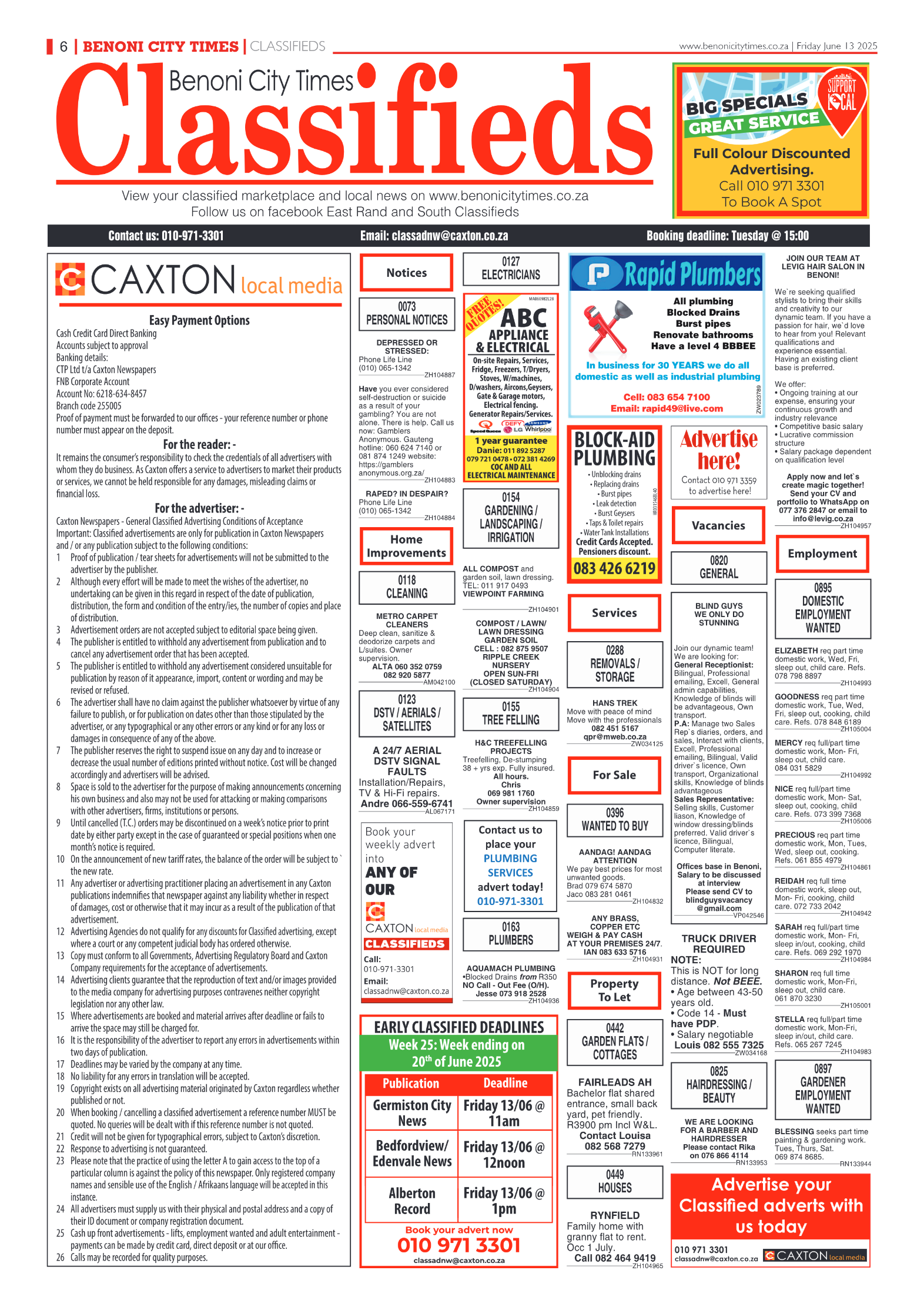 Benoni City Times 13 June 2025 page 8
